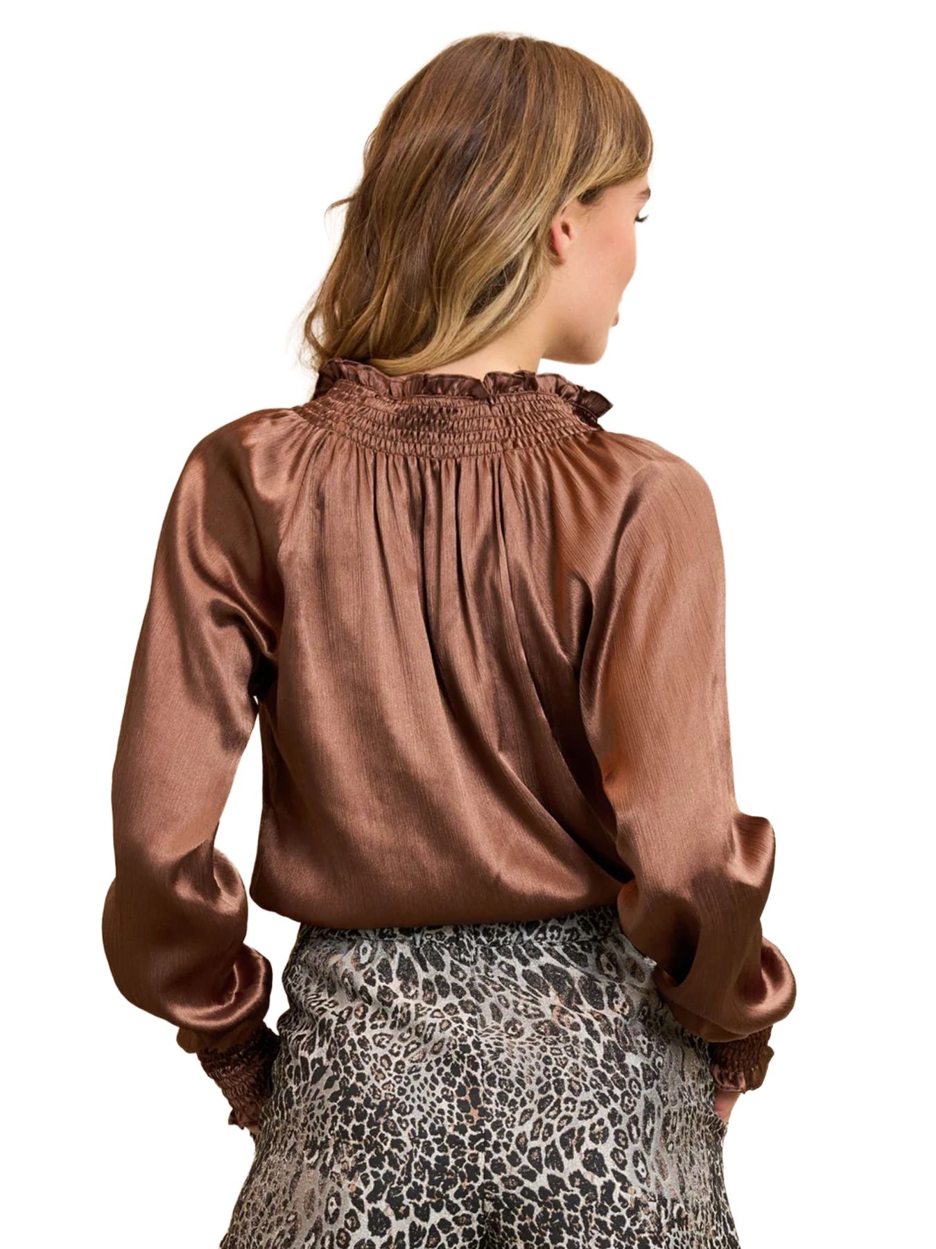 Lofty Manner Blouse Tyra 212 dark brown 2900161864061