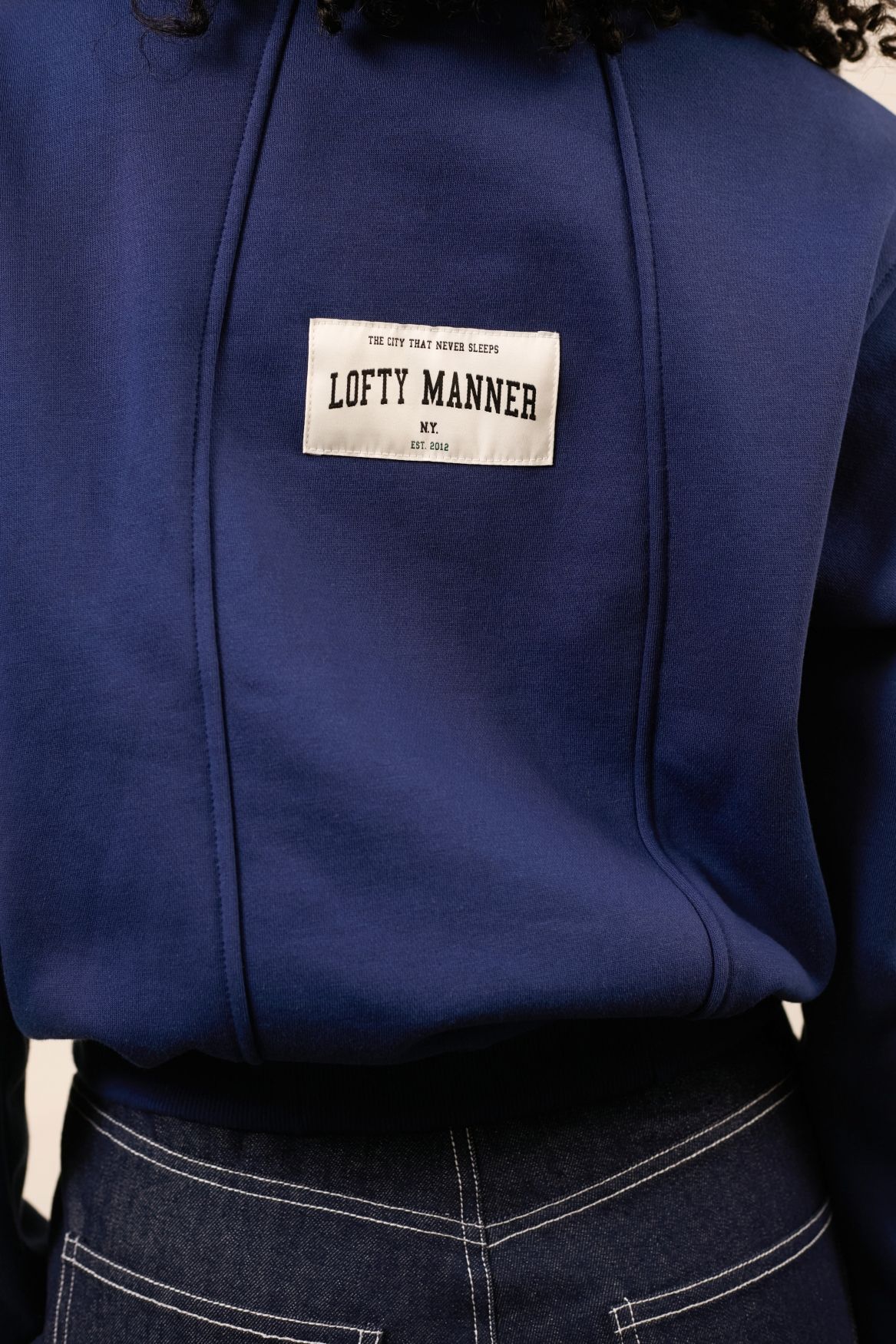 Lofty Manner Sweater Emmy 414 navy blue 2900161873049