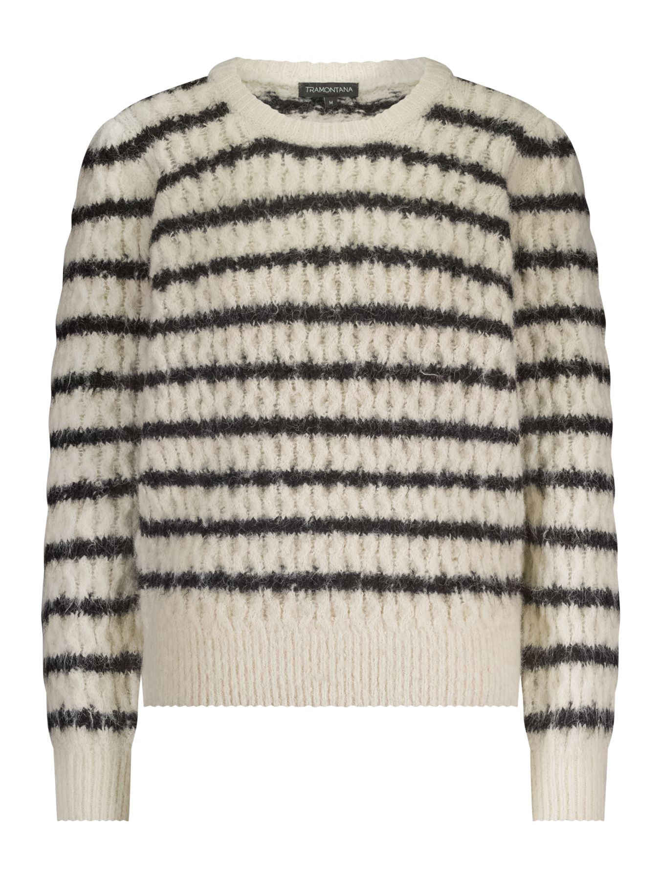 Tramontana Jumper Cable Stitch Stone/Black 006802 2900161881013