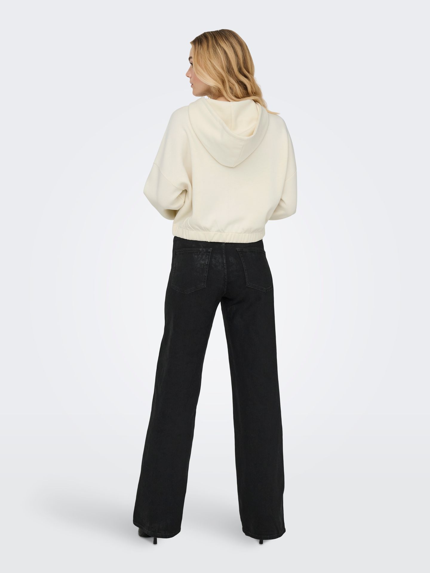 Only ONLSCARLETT L/S ZIP HOOD SWT NOOS Birch 2900161884038