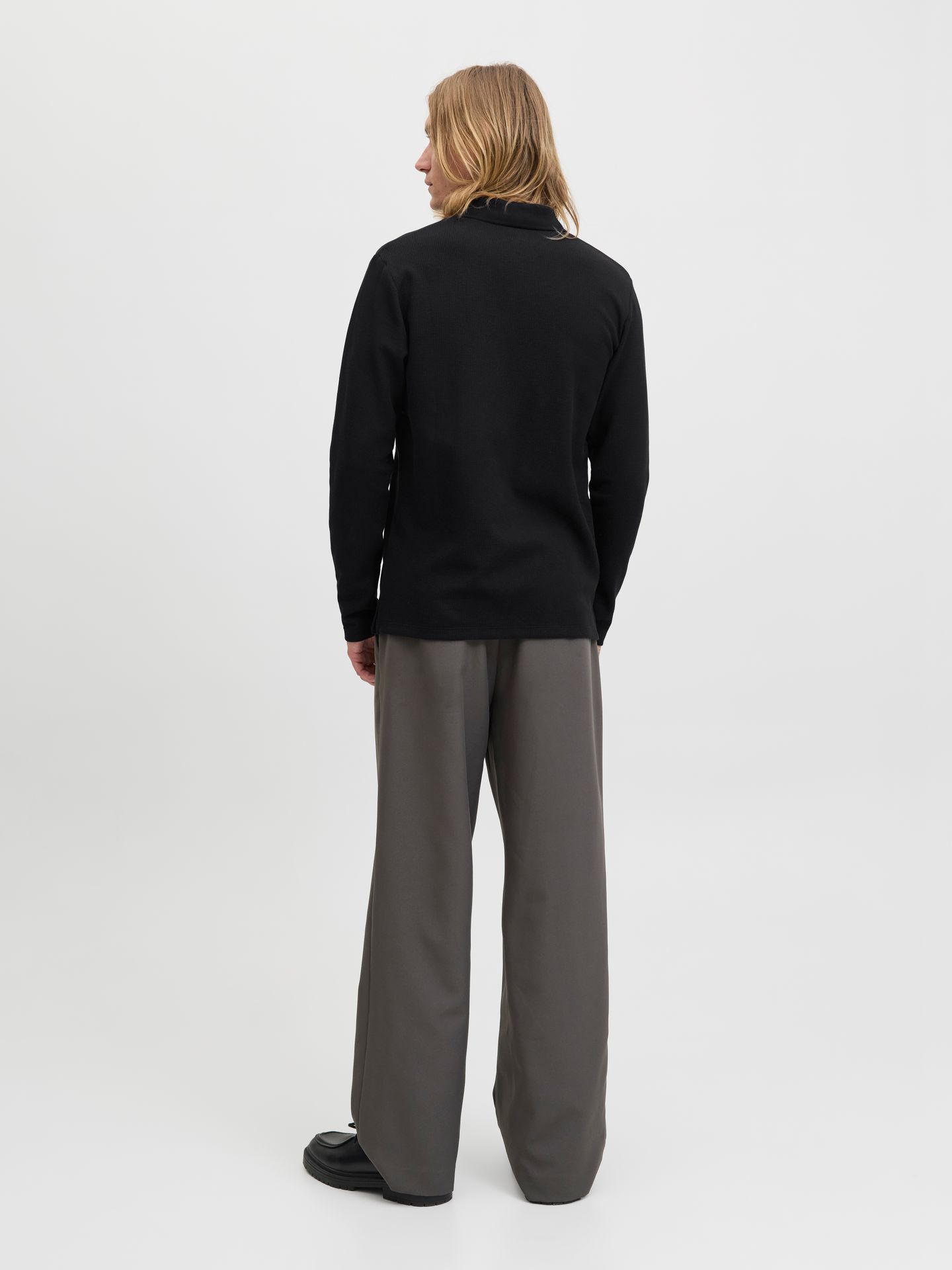 Jack & Jones jjeAustin polo ls noos Black 2900161887084