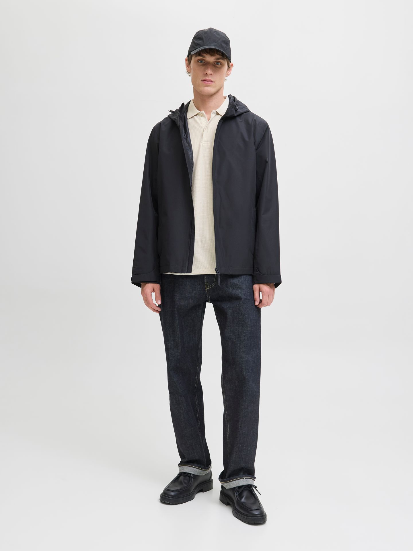 Jack & Jones jjeAustin polo ls noos Moonbeam 2900161888036