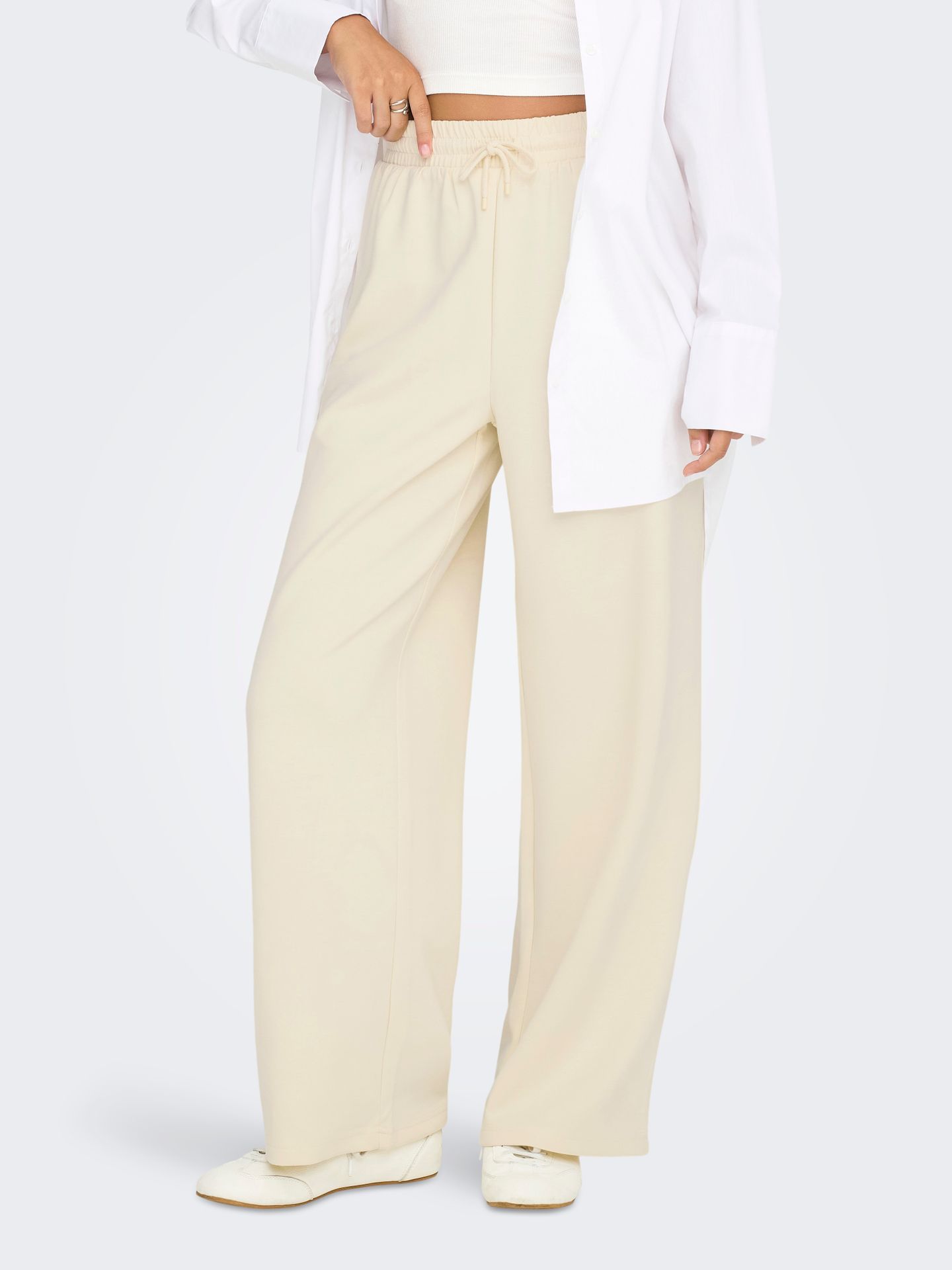 Only ONLSCARLETT WIDE PANT SWT NOOS Birch 2900161889040