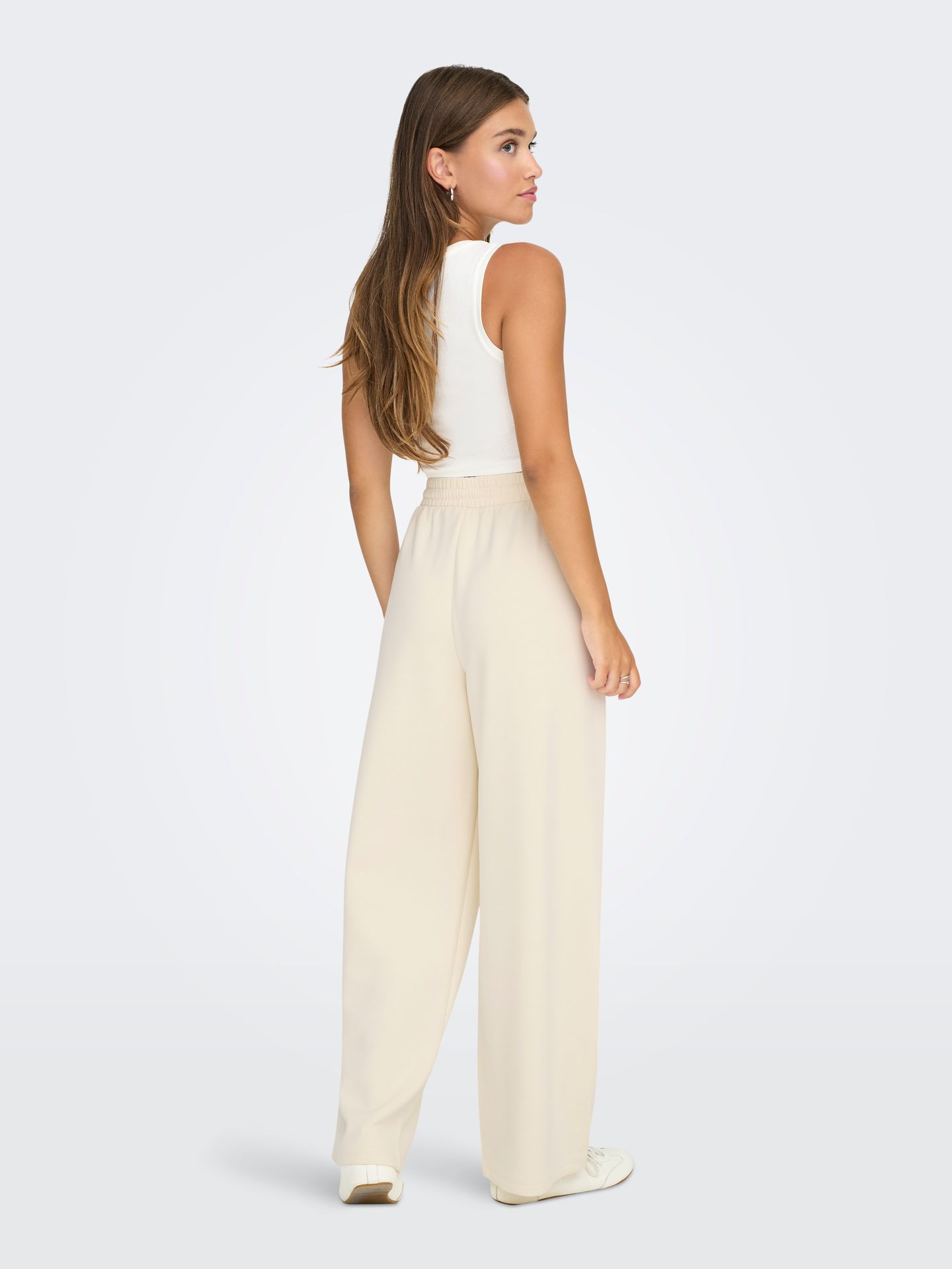 Only ONLSCARLETT WIDE PANT SWT NOOS Birch 2900161889040