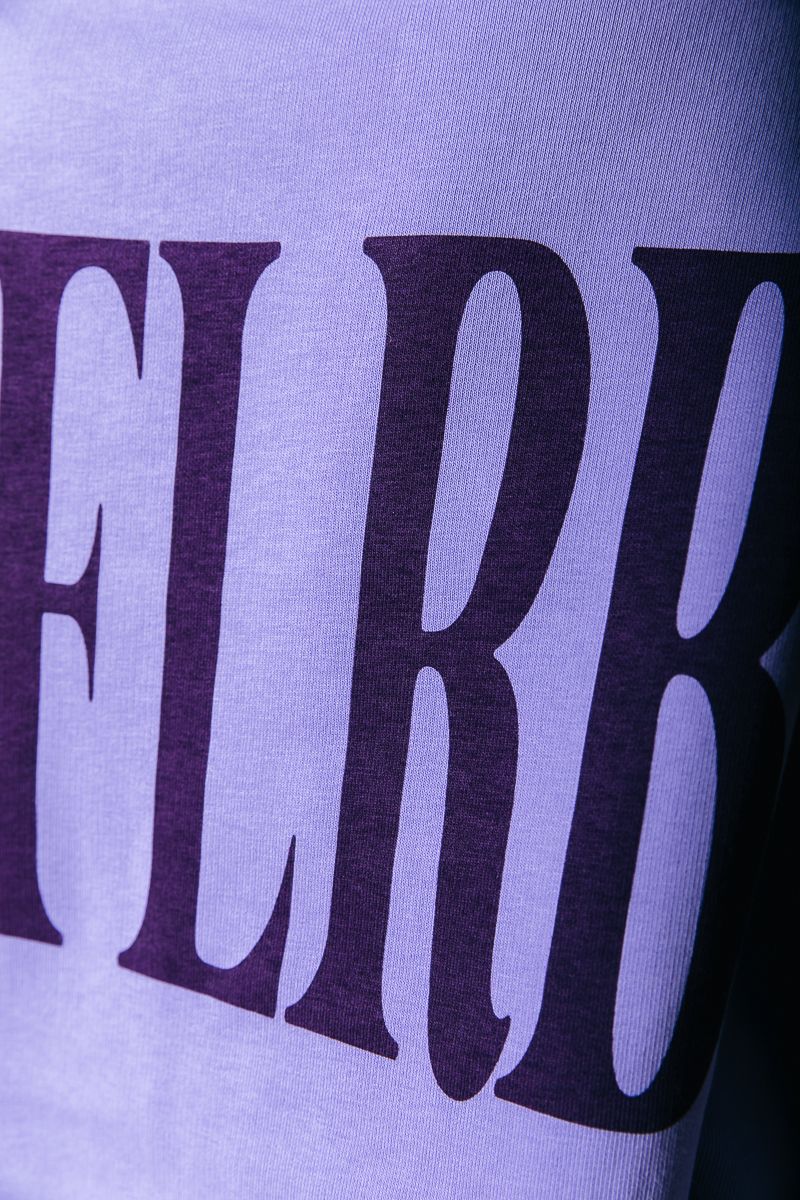 Colourful Rebel CR Big Logo Dropped Shoulder Sweat 627 soft purple 2900161891067