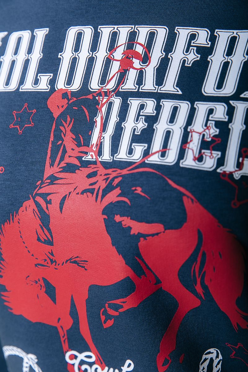 Colourful Rebel CR Ranch Relaxed Sweat 557 denim blue 2900161892033