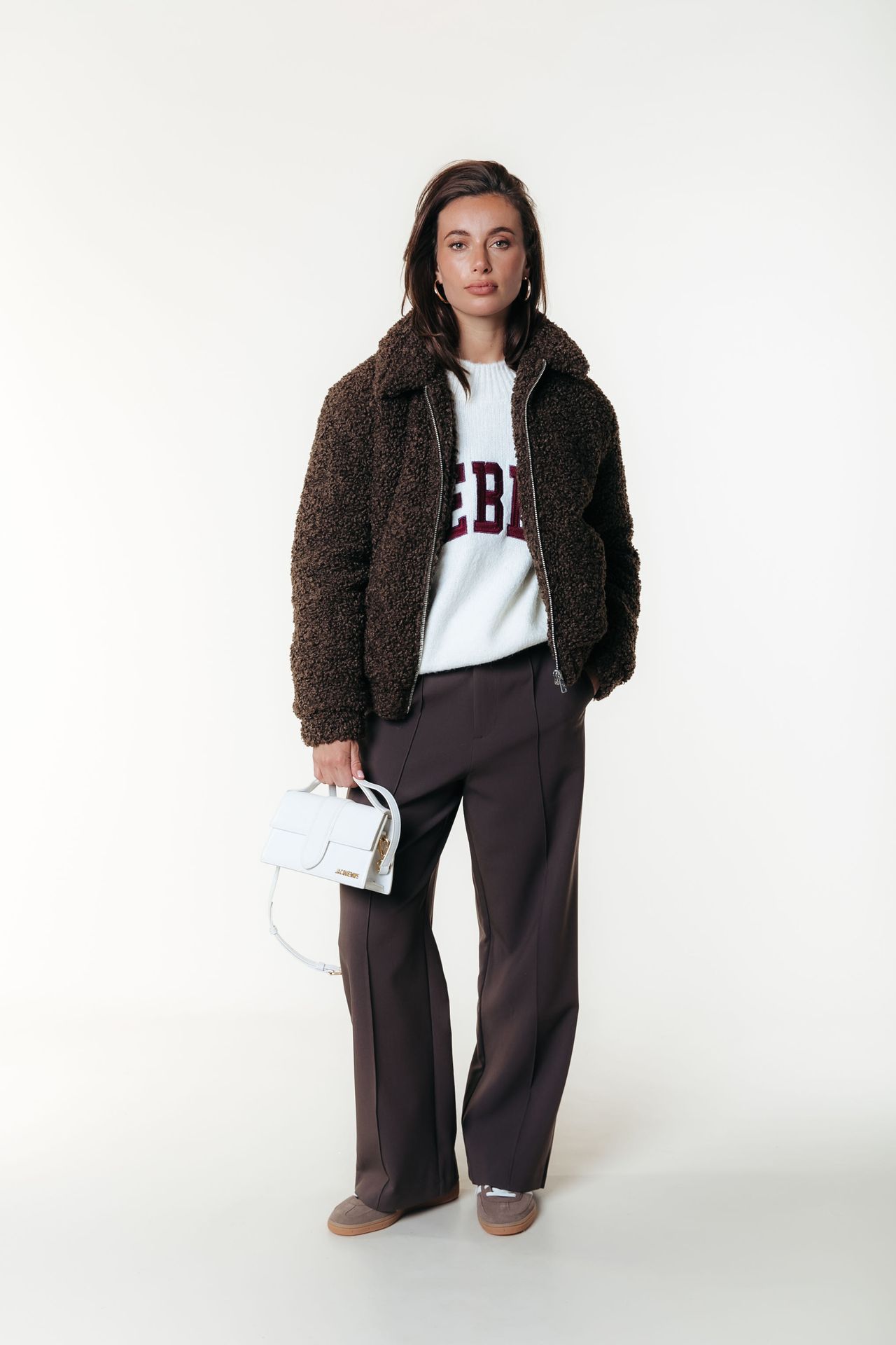 Colourful Rebel Rebel Crewneck Knitted Sweater 112 off white 2900161895041