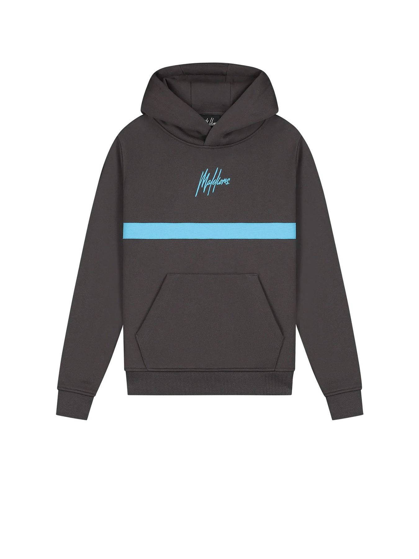 Malelions Junior Tube hoodie Graphite/bright blue 2900161907058