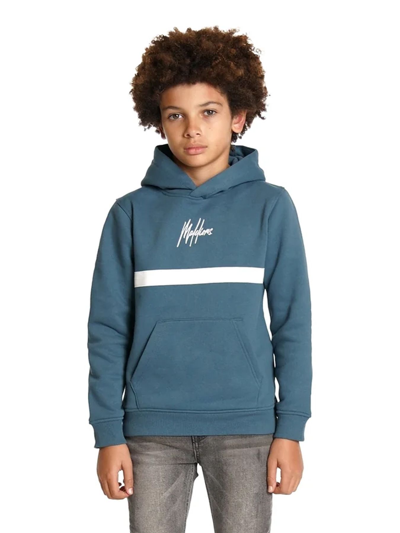 Malelions Junior Tube hoodie Teal 00116078-431