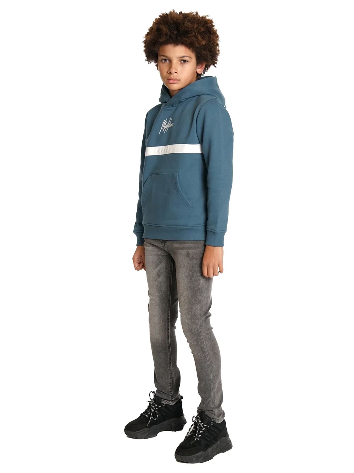 Malelions Junior Tube hoodie Teal 2900161908055