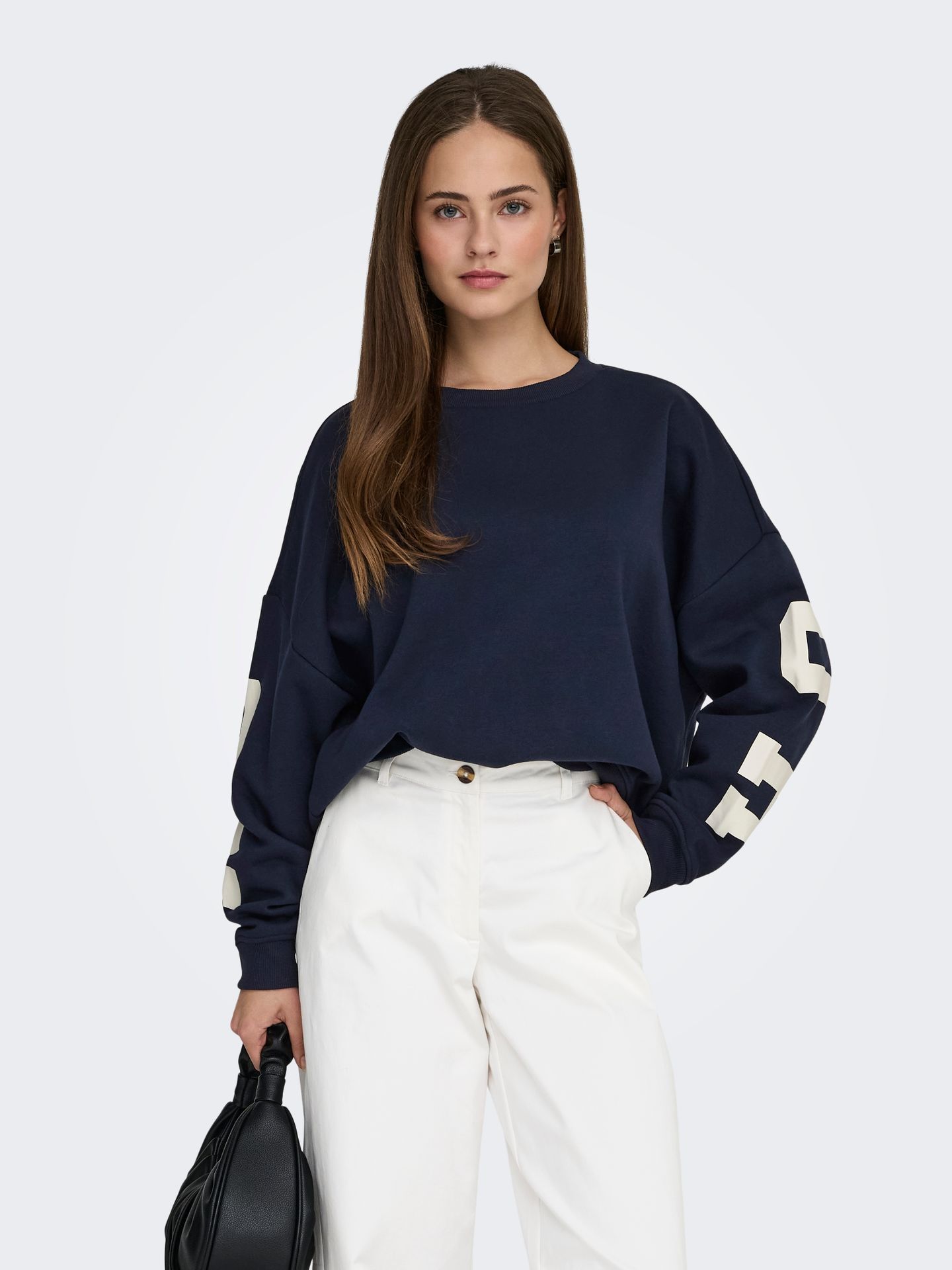 Only ONLSWEAT L/S BACK/SLEEVE PRINT SWT Night Sky/You 2900168739058