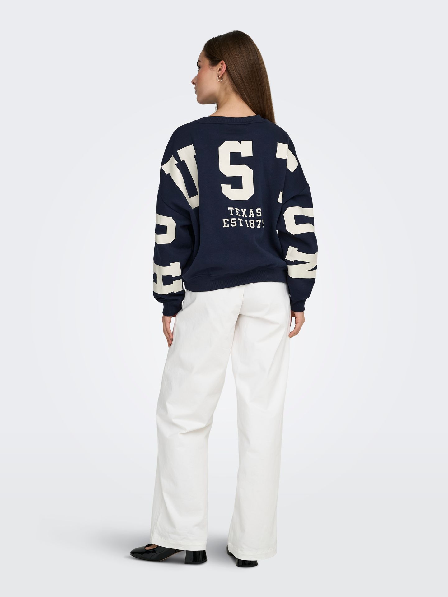 Only ONLSWEAT L/S BACK/SLEEVE PRINT SWT Night Sky/You 2900168739058