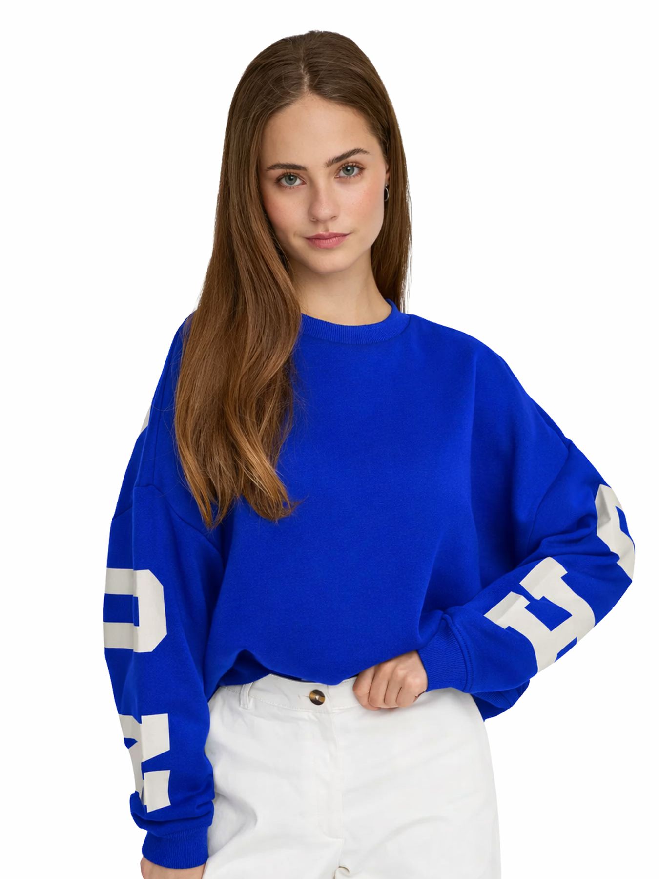 ONLSWEAT L/S BACK/SLEEVE PRINT SWT