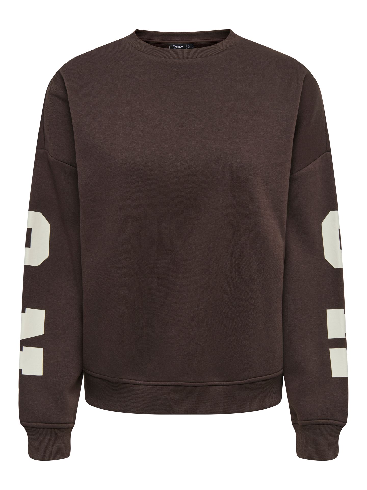 Only ONLSWEAT L/S BACK/SLEEVE PRINT SWT Coffee Bean/Paris 2900168746056