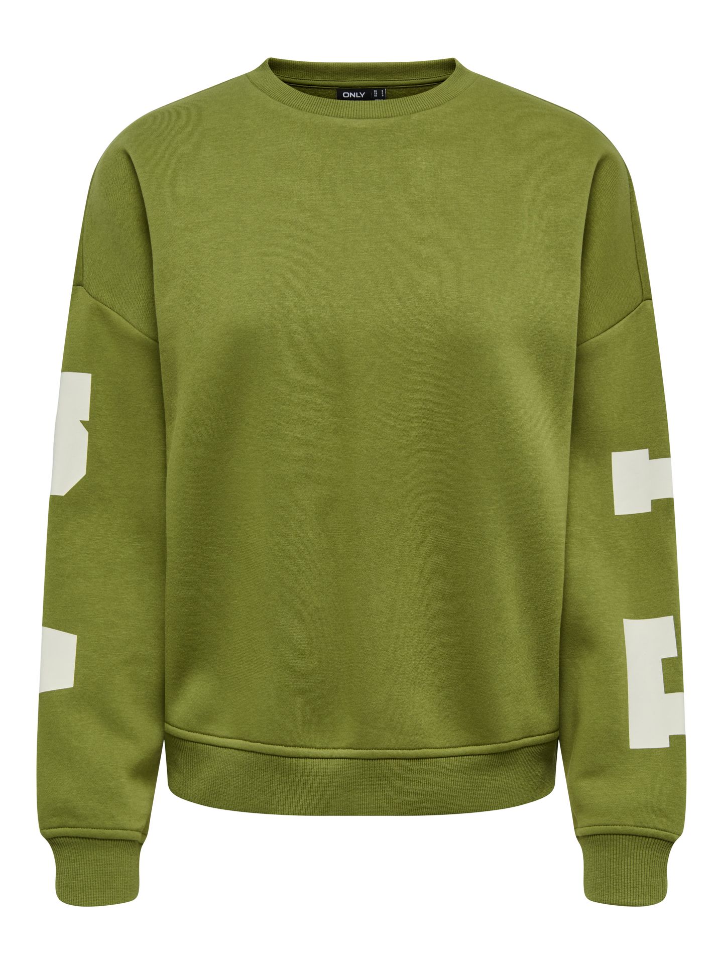 Only ONLSWEAT L/S BACK/SLEEVE PRINT SWT Peat Moss/BIRCH FLORIDA PRINT 2900168752033