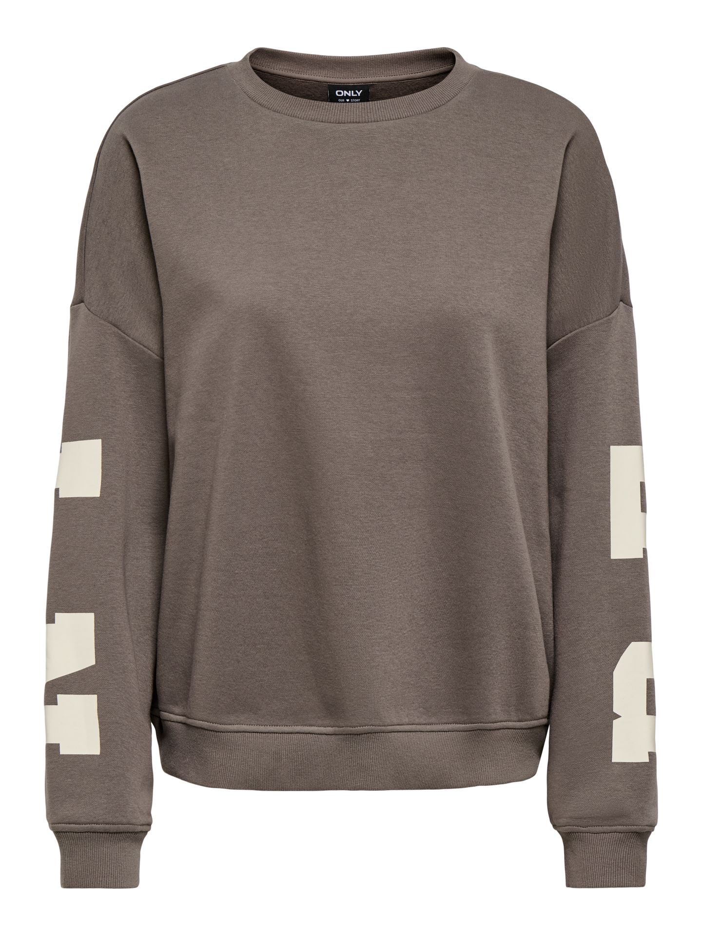 Only ONLSWEAT L/S BACK/SLEEVE PRINT SWT Falcon/CREAM BERLIN PRINT 00116084-EKA26011400003702