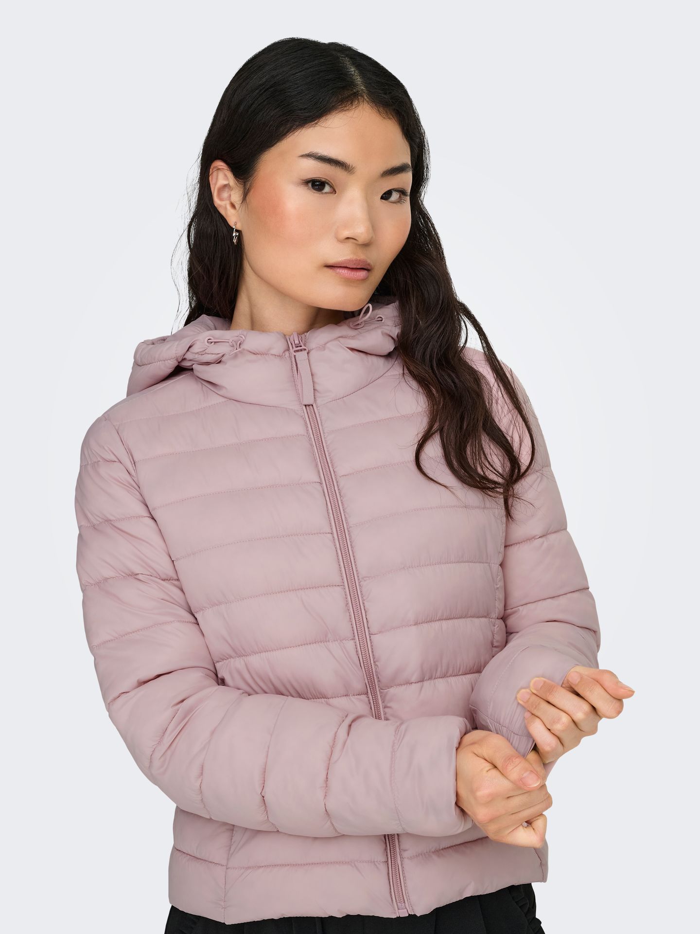 Only ONLTAHIA LW QUILTED HOOD JKT NOOS O Burnished Lilac 00116089-EKA26011400003177
