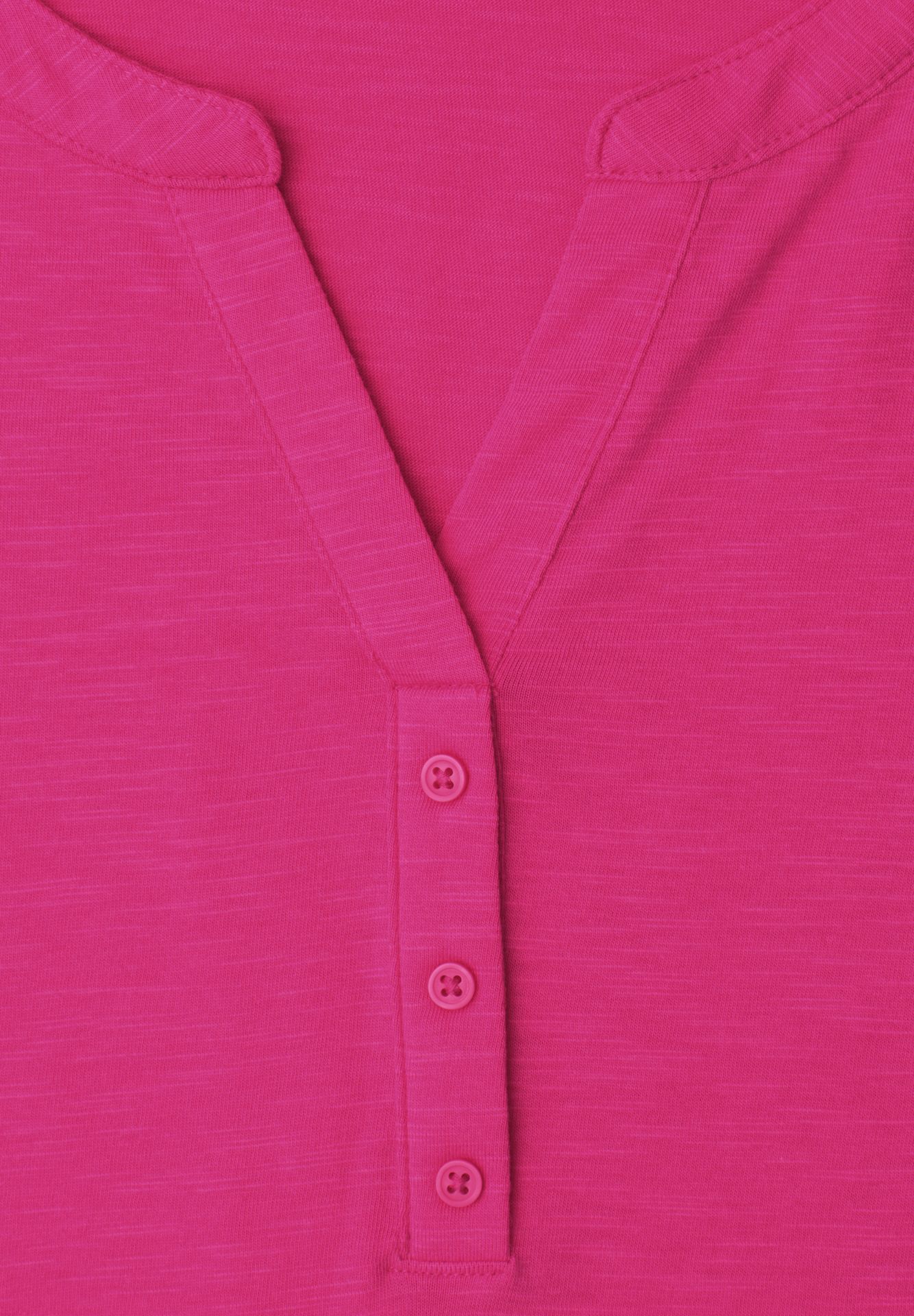 Street-One A325065 jersey shirt w.split neck magenta dream 2900161990036
