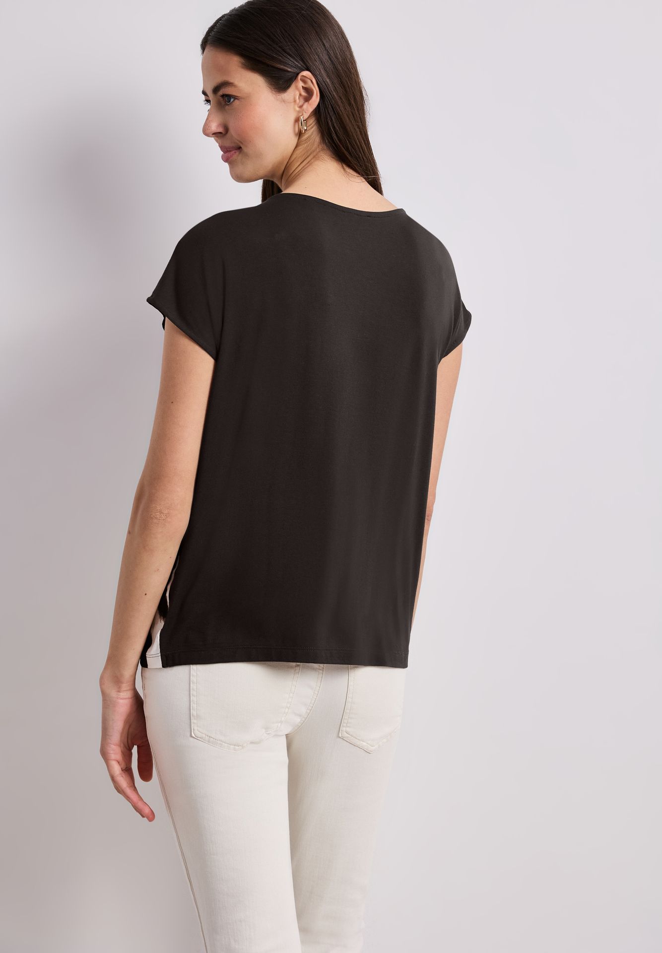Street-One A325081 printed mat-mix shirt espresso brown 2900162026031
