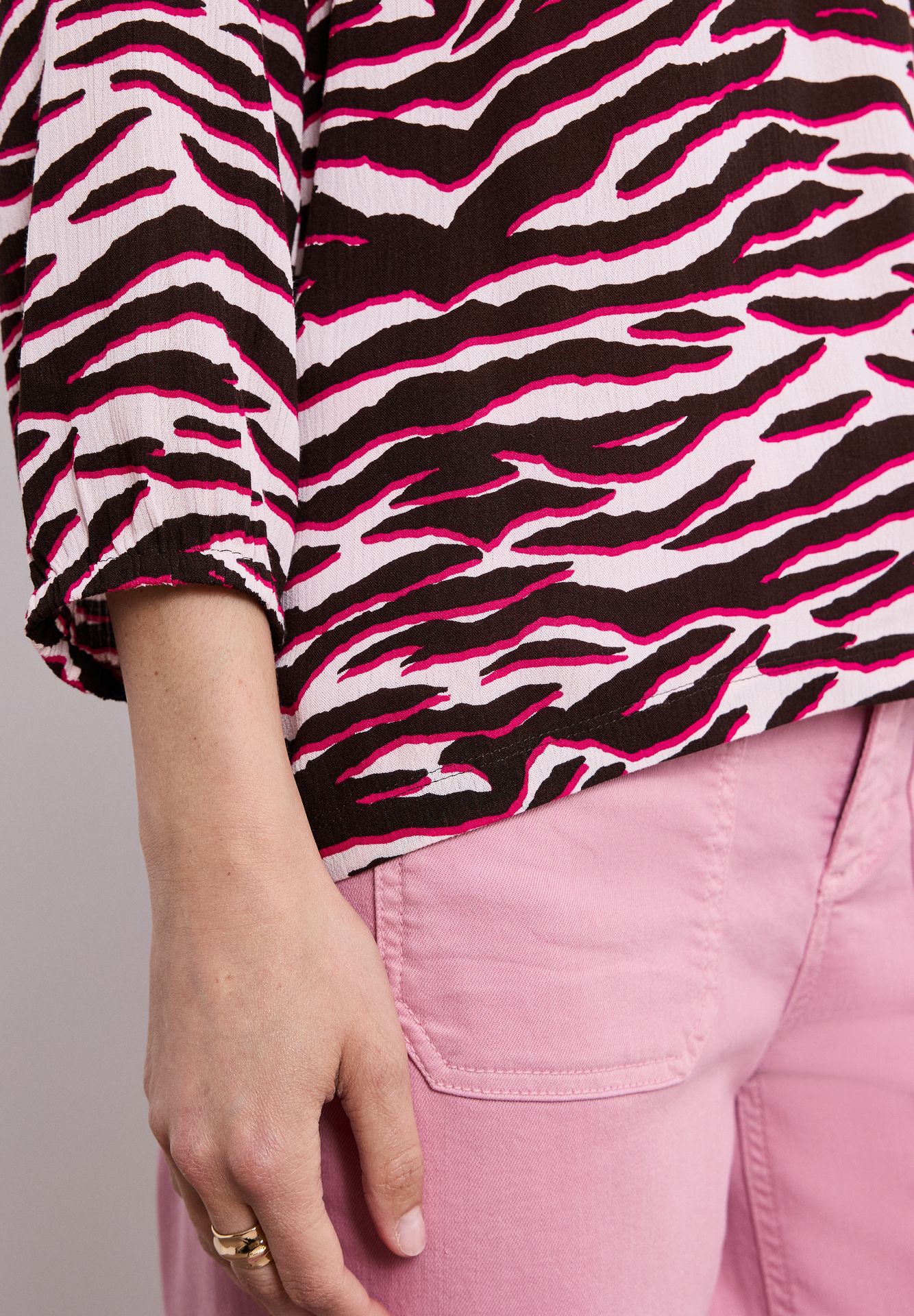 Street-One A325085 printed mat-mix shirt w.but minimal rose 2900162033039