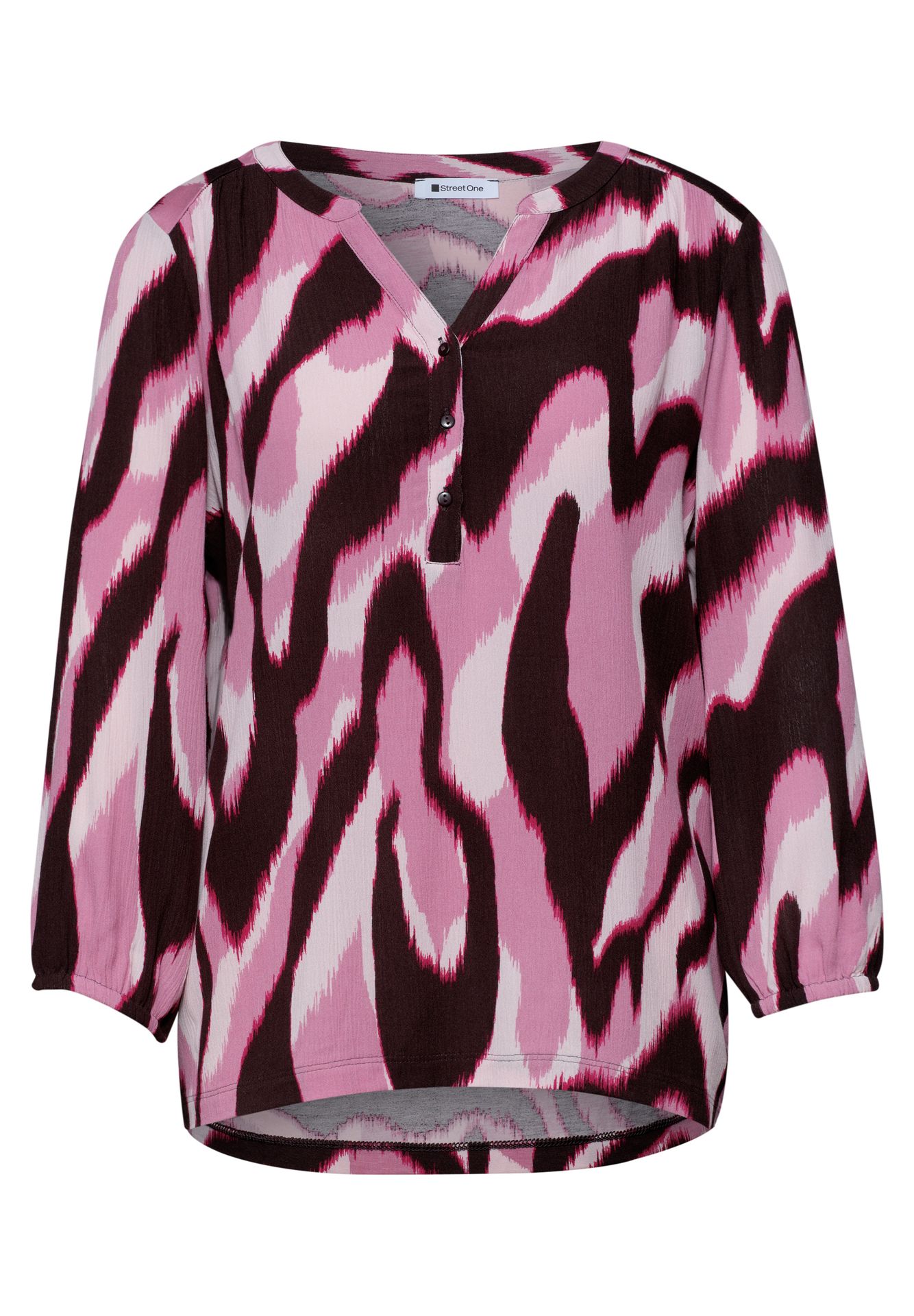 Street-One A325085 printed mat-mix shirt w.but clouded blush 00116131-EKA19000200000945