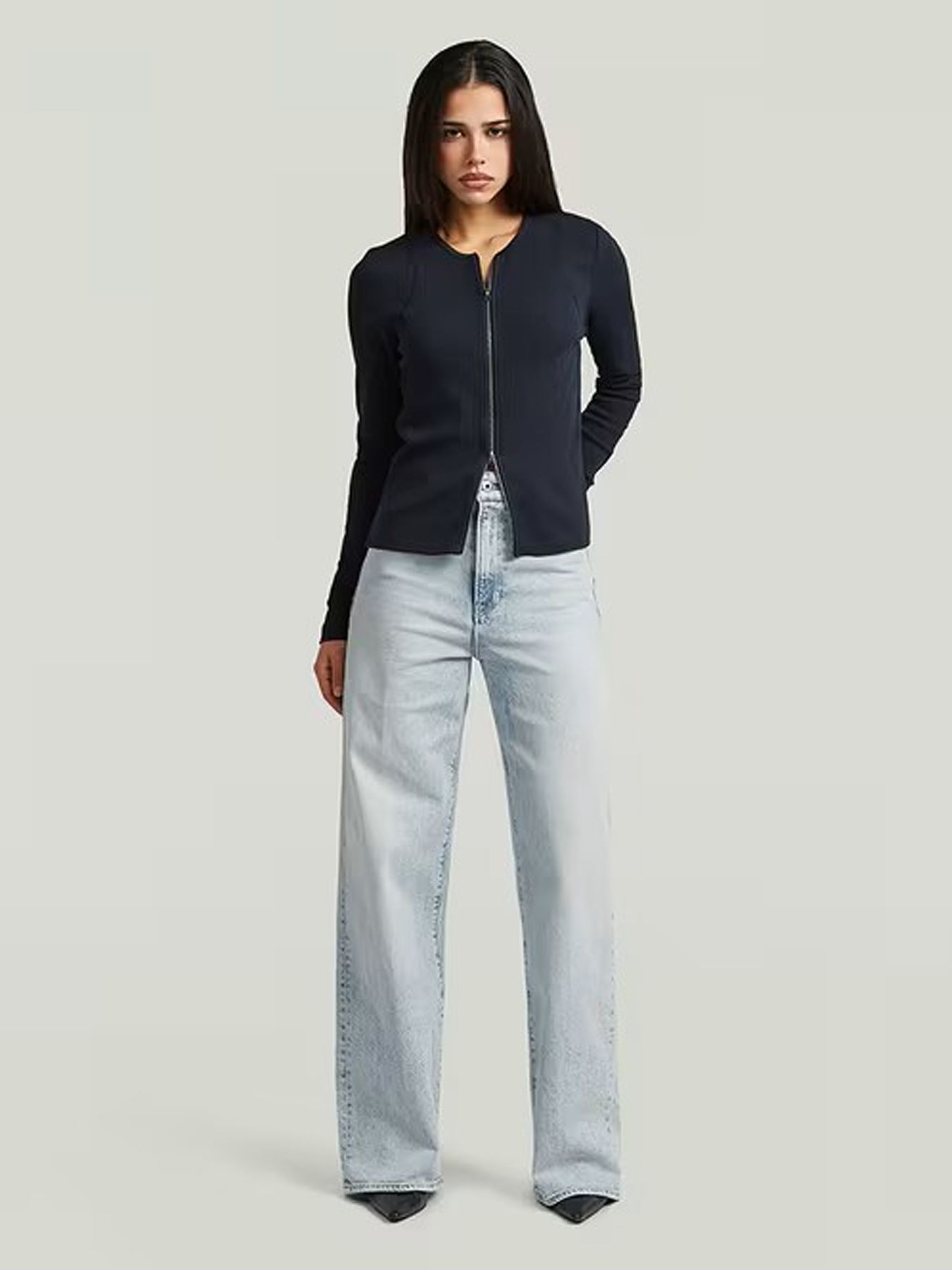 G-star Raw Deck 2.0 High Loose Wmn H921 sun faded blue celestite 2900162219518