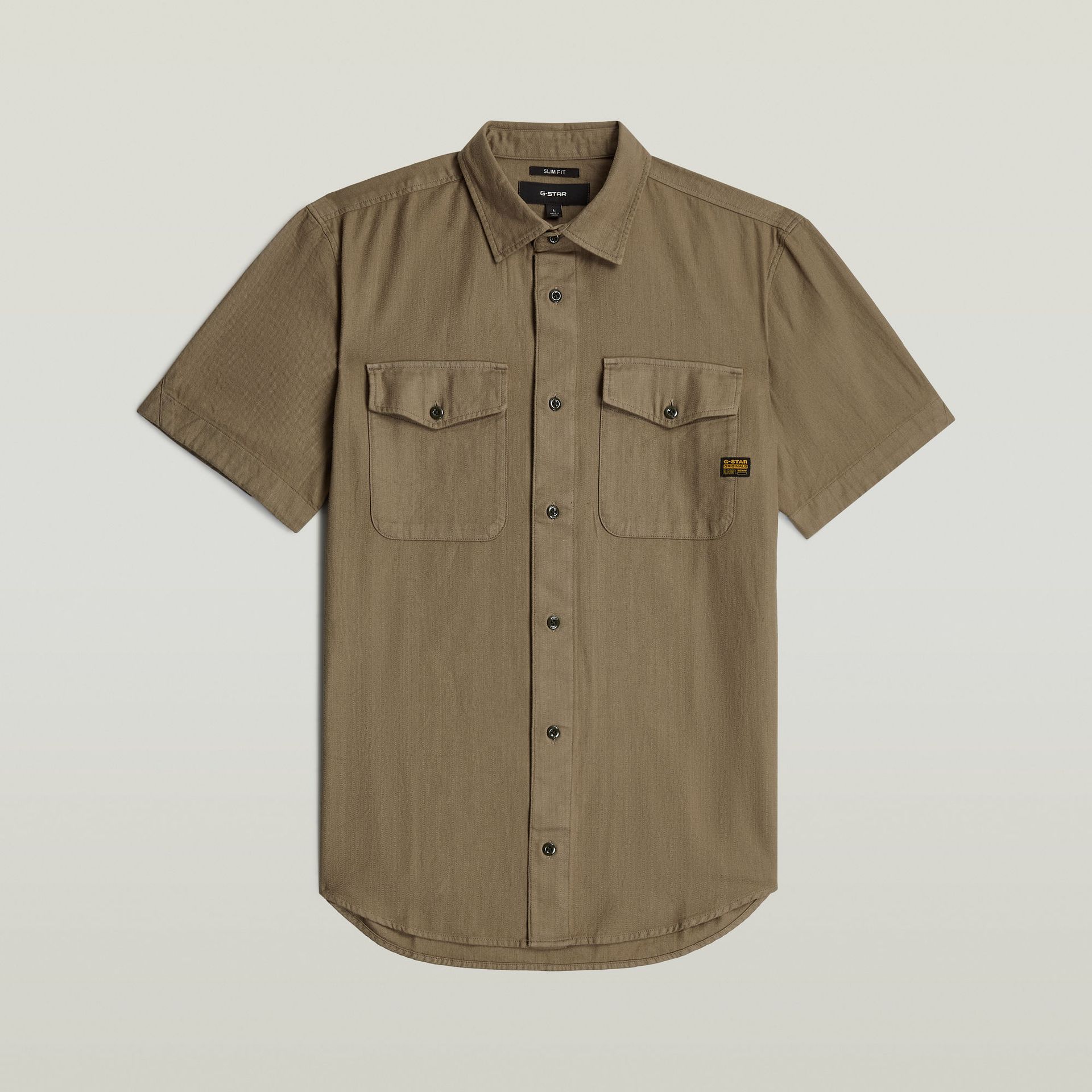 G-star Raw Marine Slim Shirt s\s C982 turf gd 00116239-EKA07001300000247