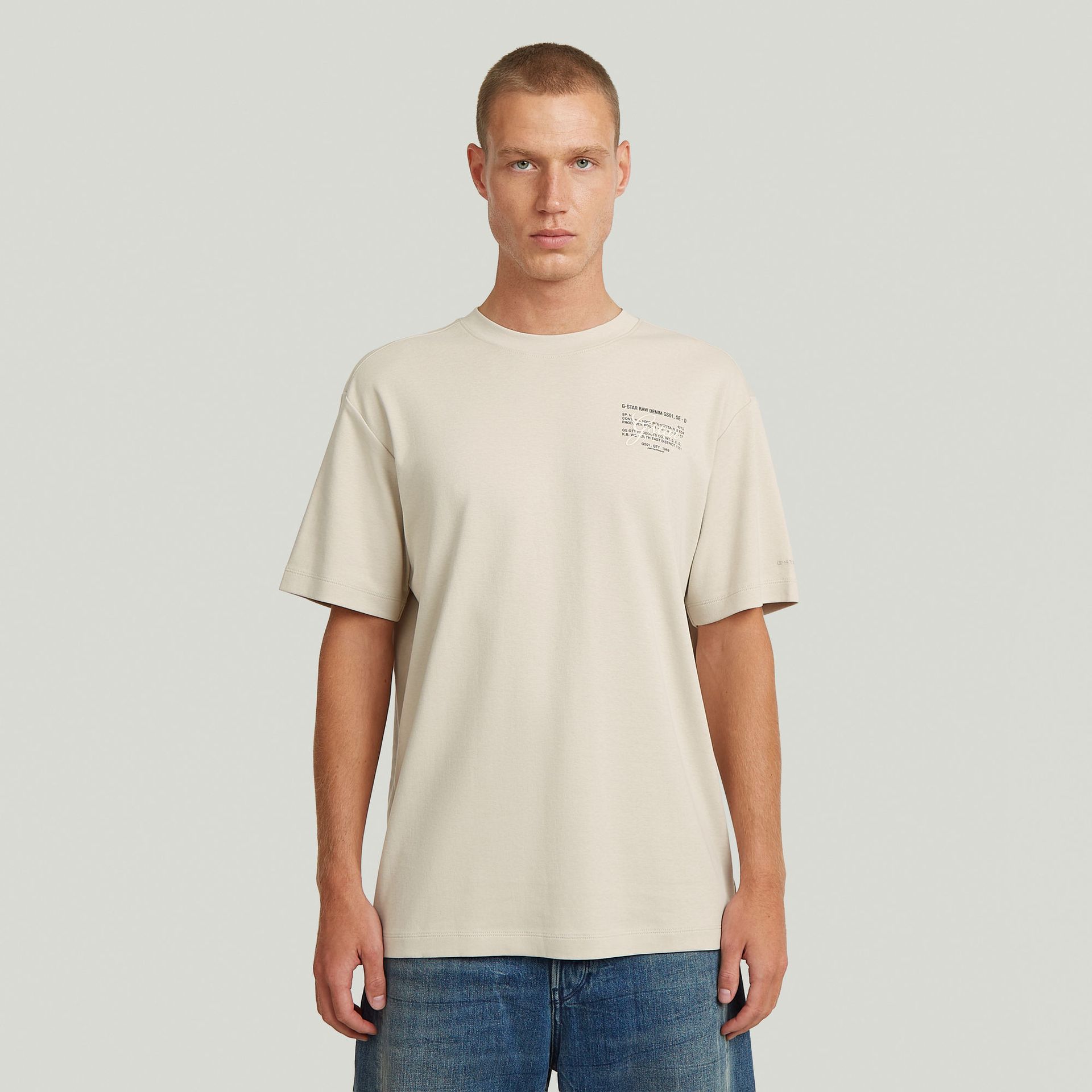 G-star Raw Script gr r t 1603 whitebait 2900162241069