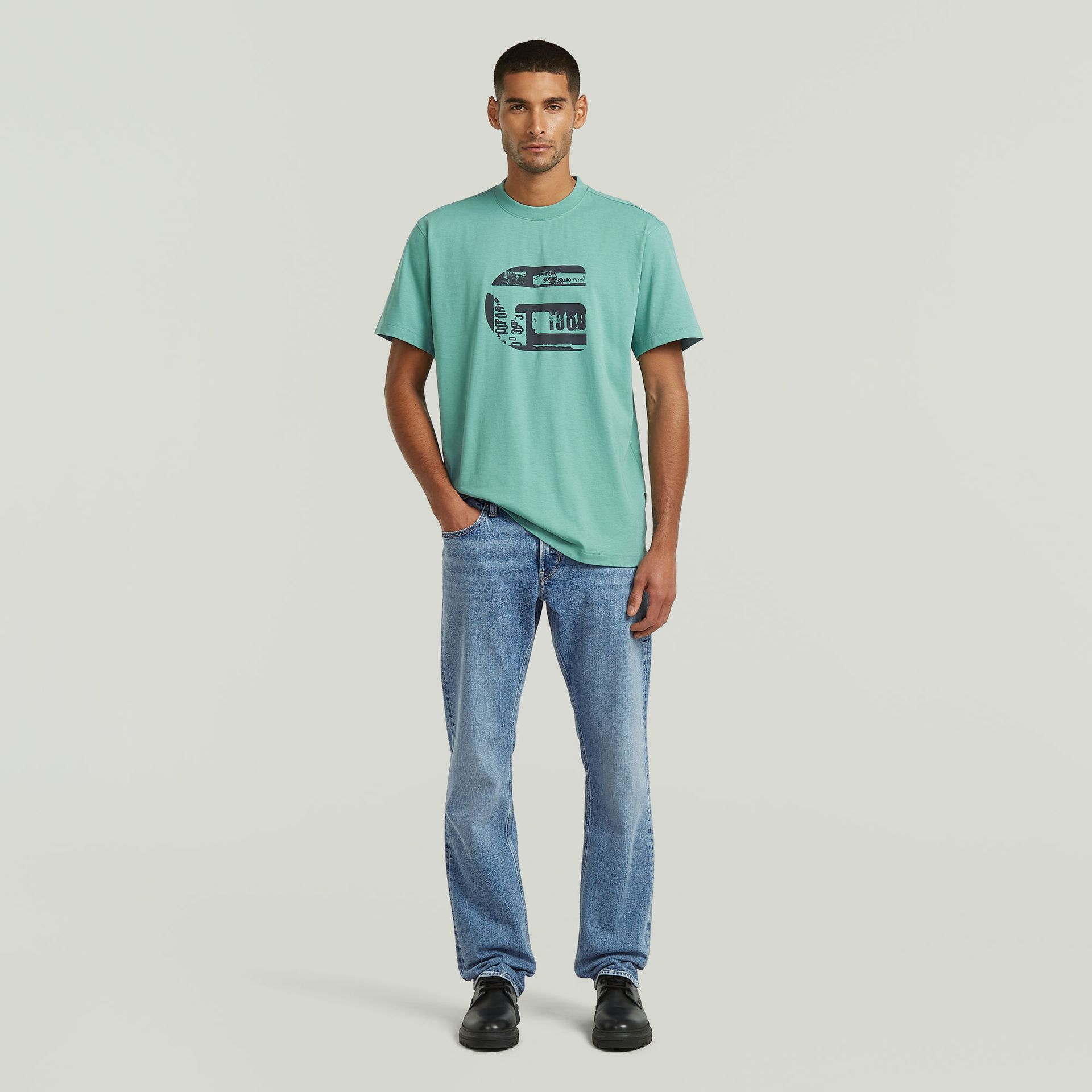 G-star Raw G icon gr r t H868 mineral blue 2900162244077