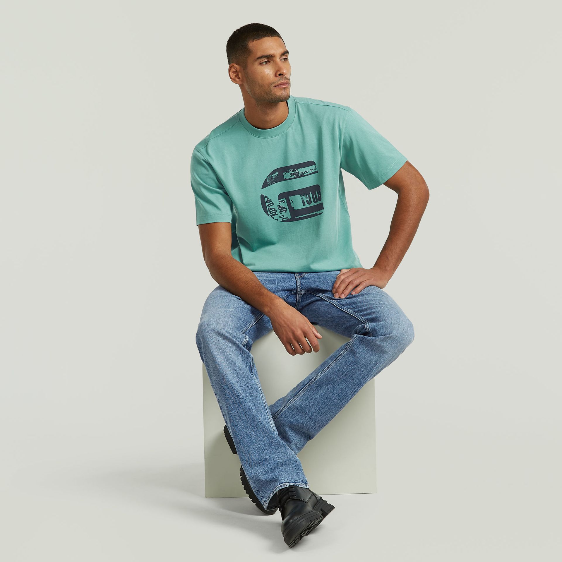 G-star Raw G icon gr r t H868 mineral blue 2900162244077