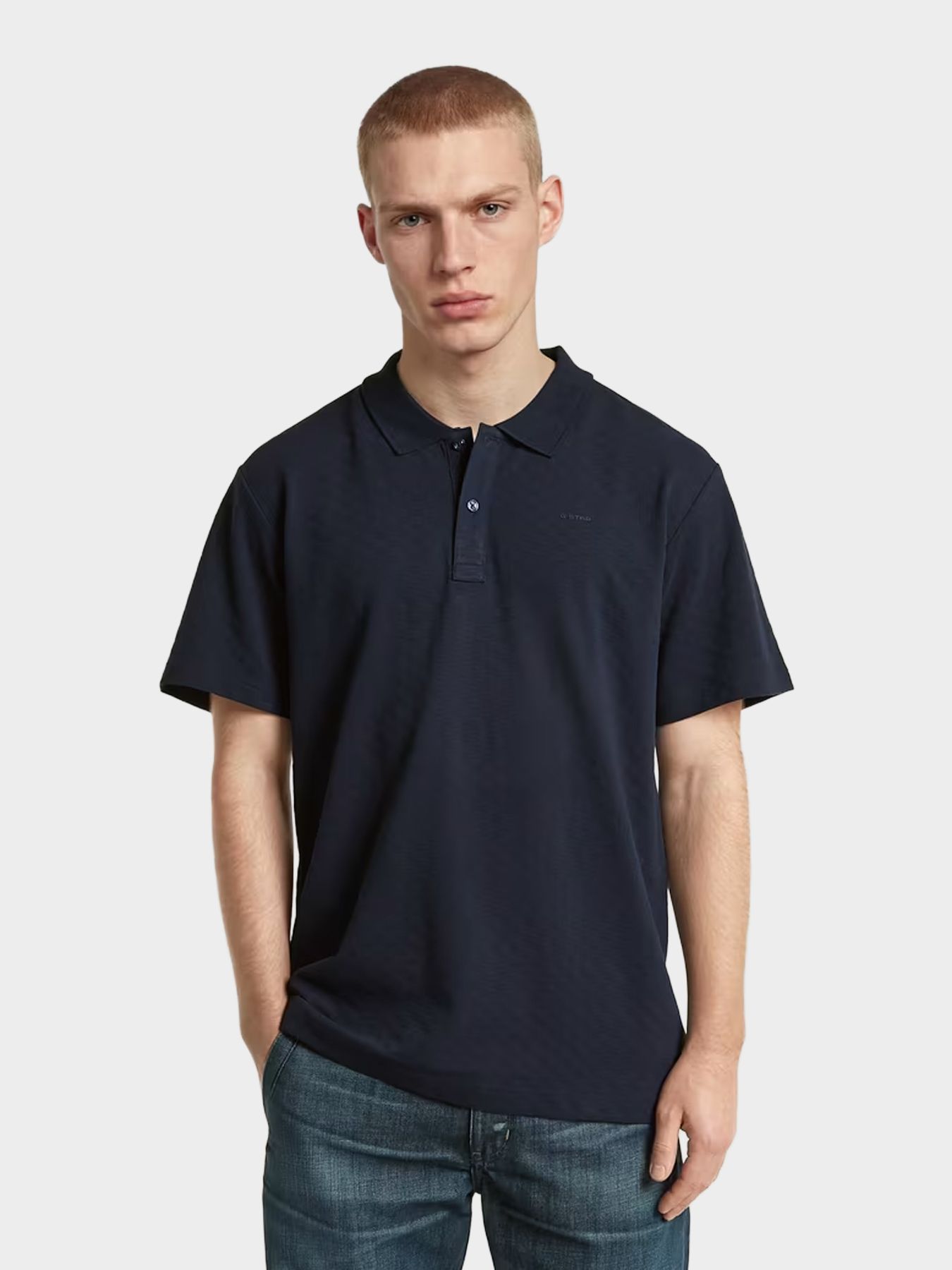 G-star Raw Core regular jacquard polo s\s C742 salute 00116245-EKA07001300000038