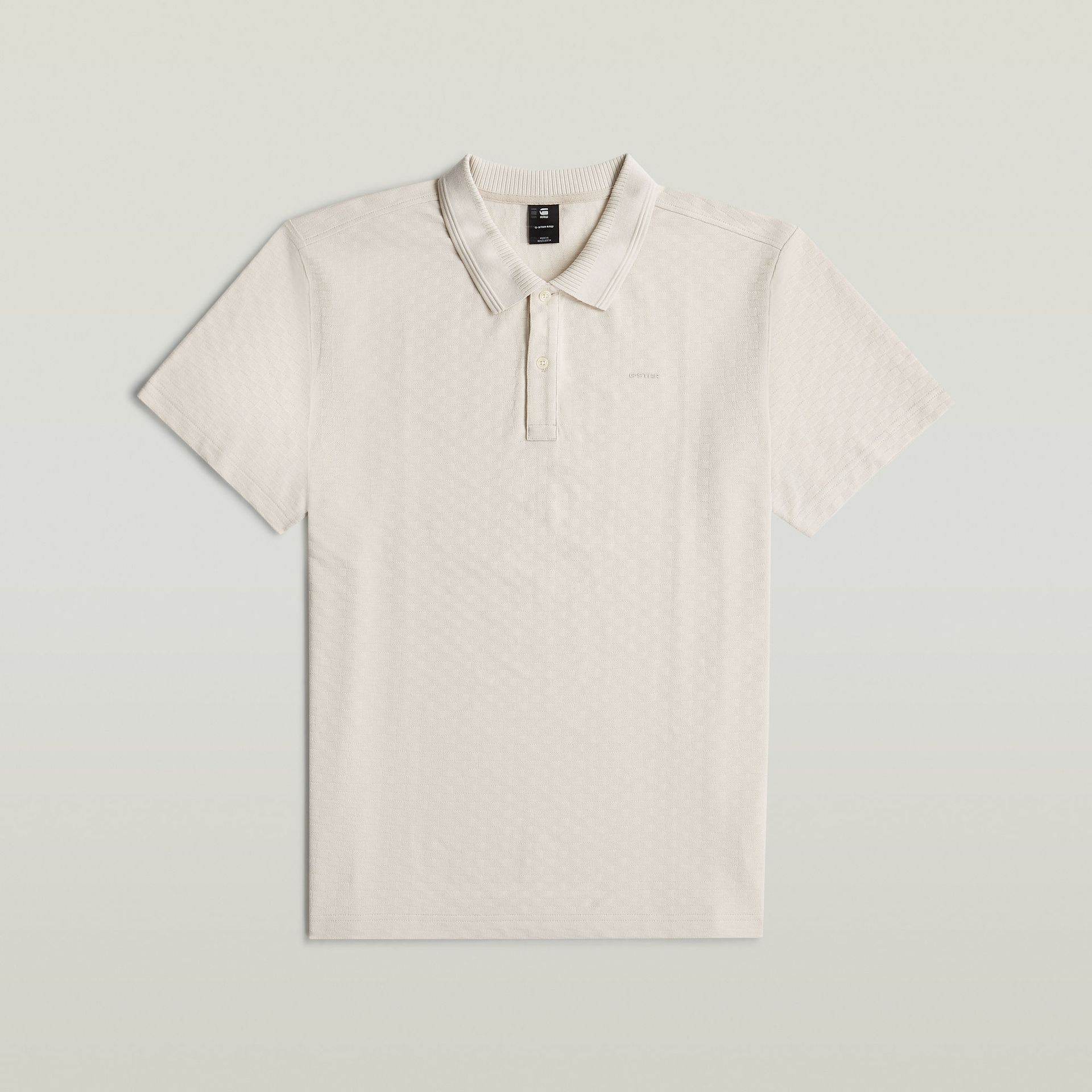 G-star Raw Core regular jacquard polo s\s 1603 whitebait 2900162245067