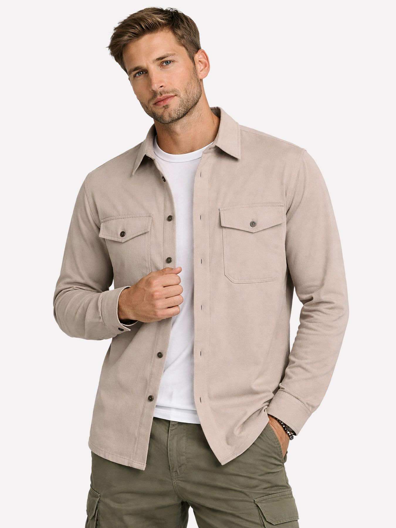 G-star Raw Marine jersey shirt l\s G106 elephant skin 00116247-EKA07001300000116