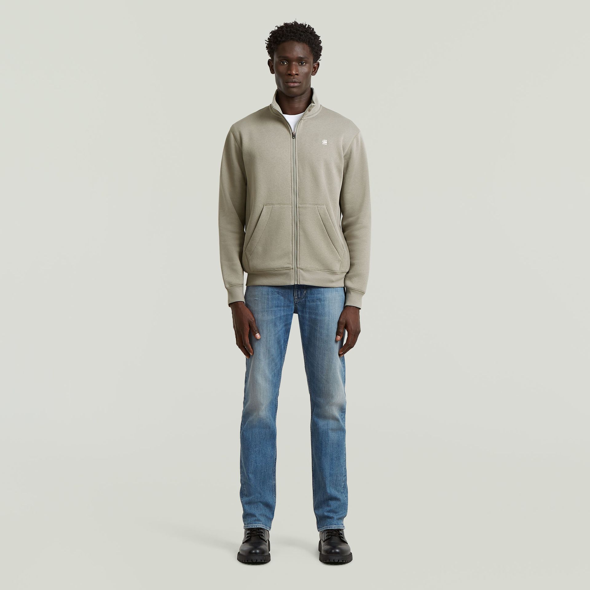 G-star Raw Premium core track jkt sw G106 elephant skin 2900162254069