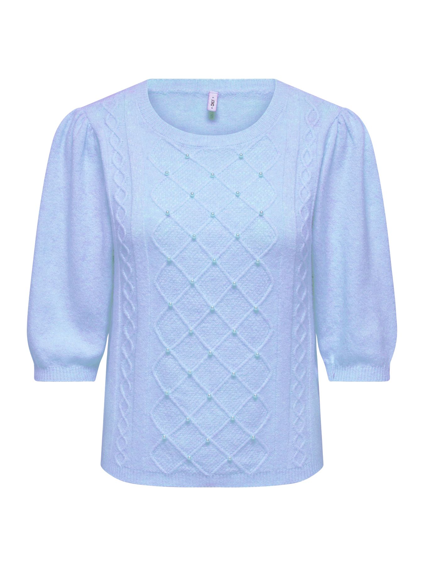 Only ONLGLORIA LIFE SS PEARL O-NECK CC K Ultramarine/Melange/White Pearls 00116258-EKA26011400003195