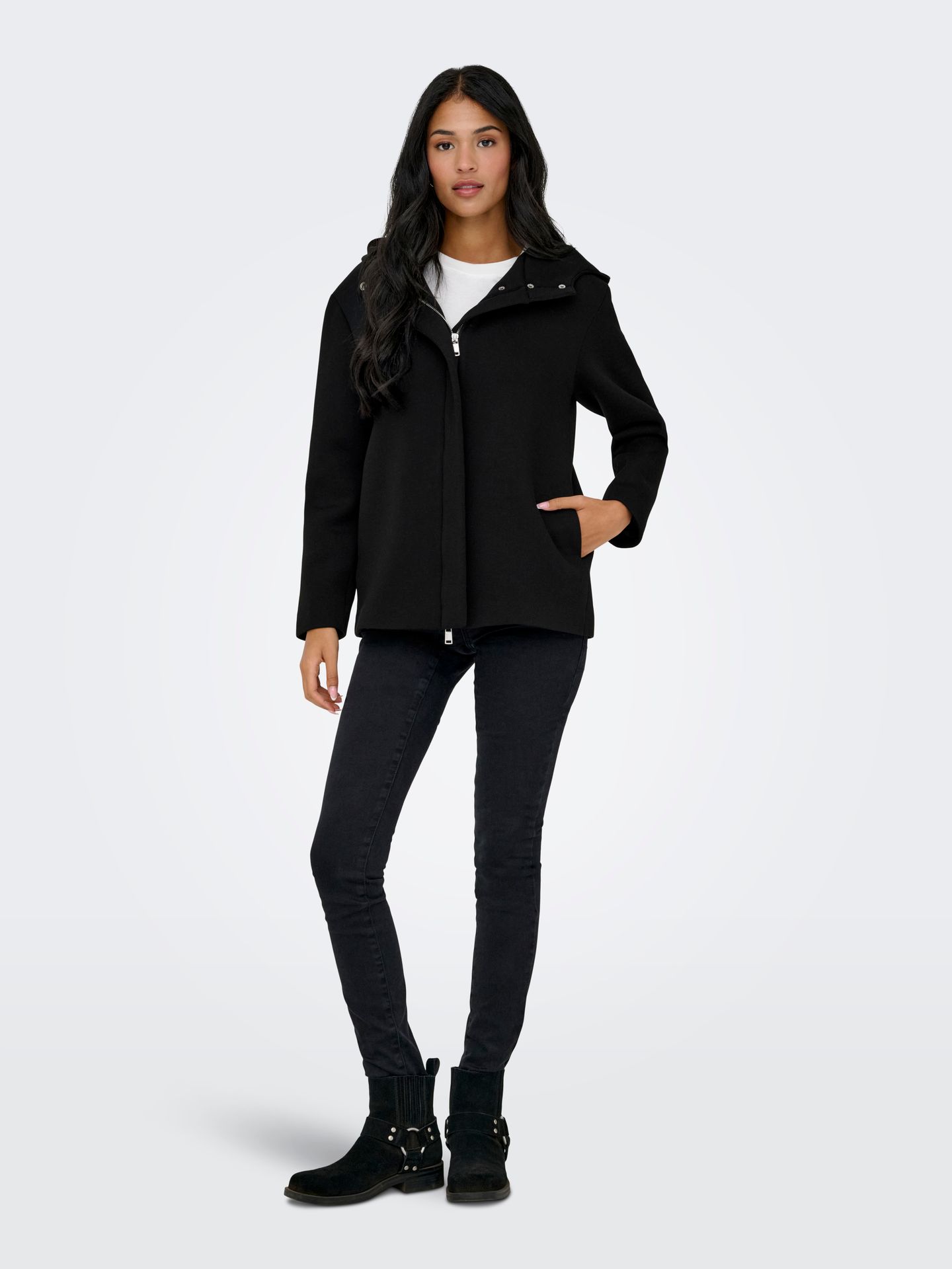 Only ONLJUDITH LIFE SCUBA JACKET CC OTW Black 2900162272032