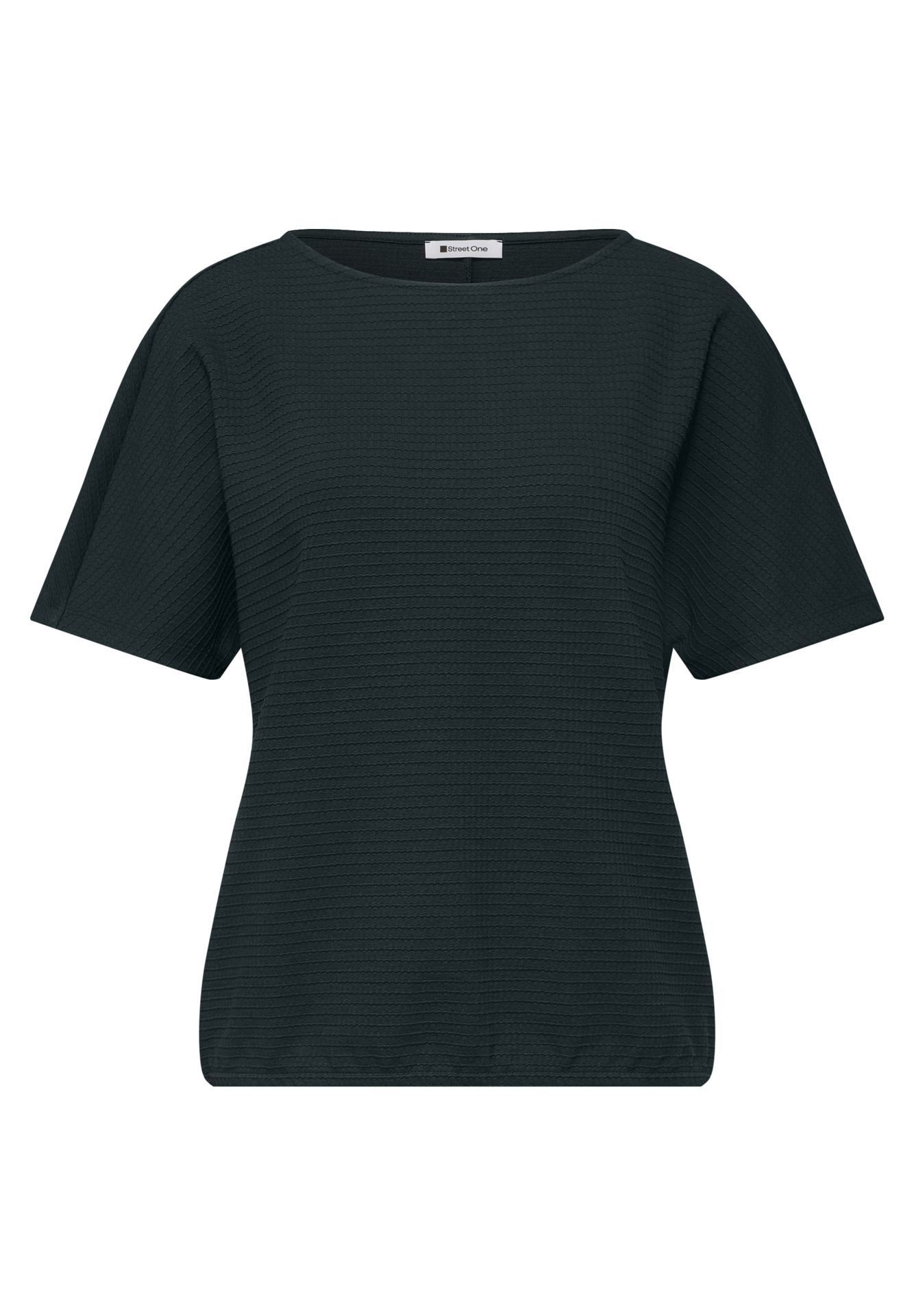 Street-One A325269 LTD QR structure shirt deep bound green 00116308-EKA19000200000971