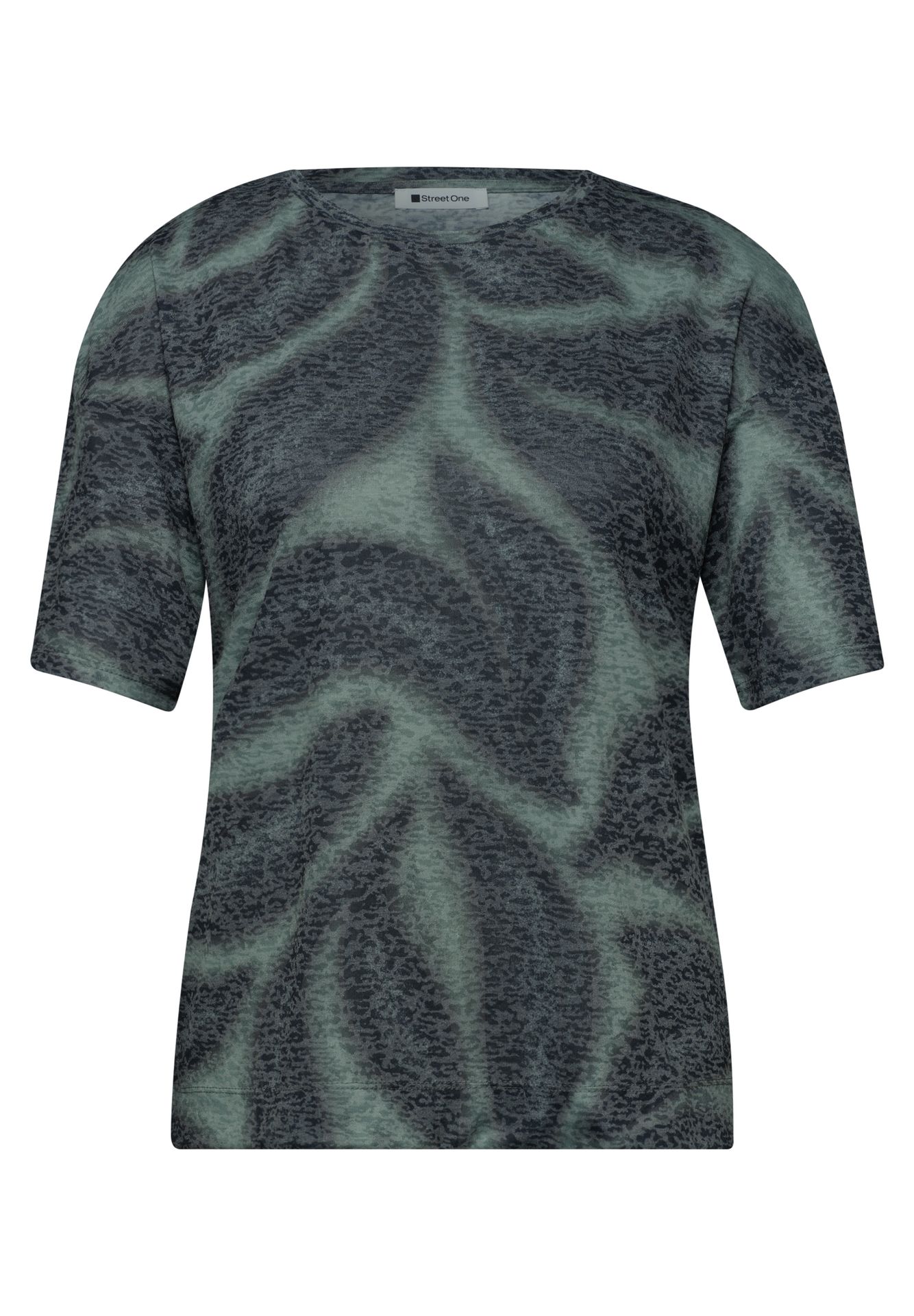 Street-One A325277 LTD QR printed burn dessin deep bound green 00116309-EKA19000200000971