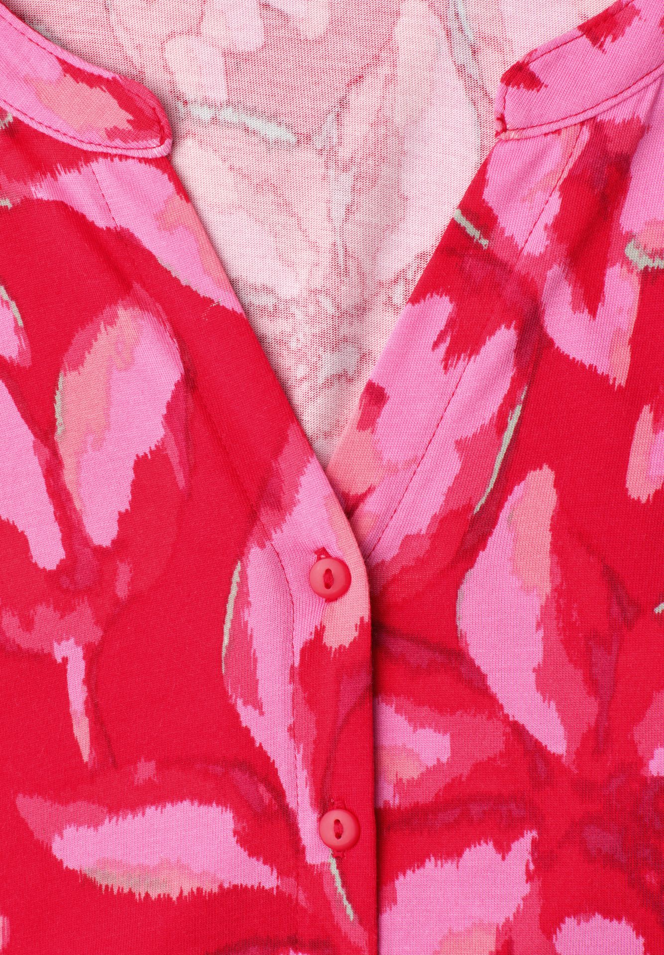 Street-One A325315 LTD QR printed shirt w.butt salsa red 2900162386043