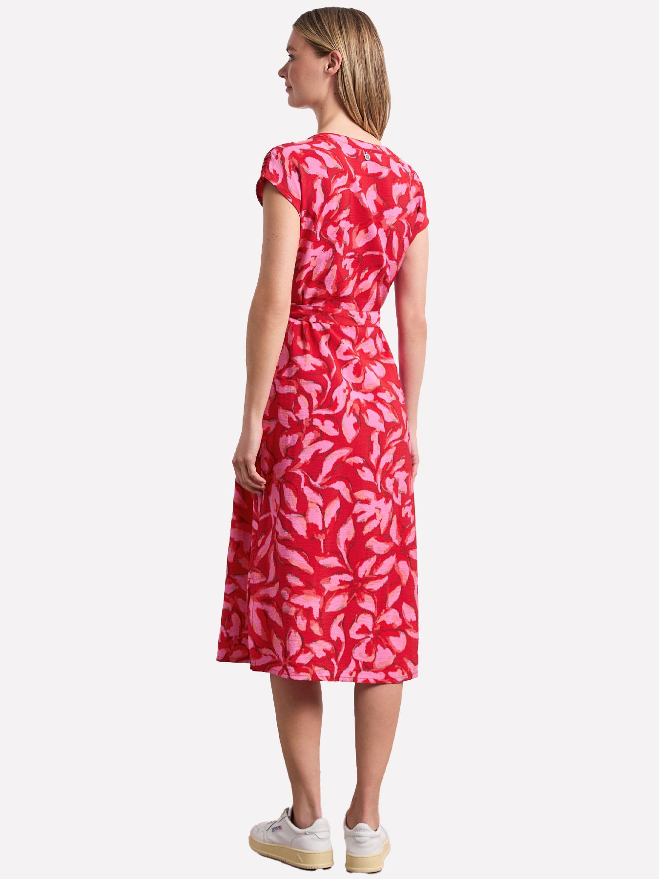 Street-One A144909 Viscose Shirt Dress_AOP salsa red 2900162419031