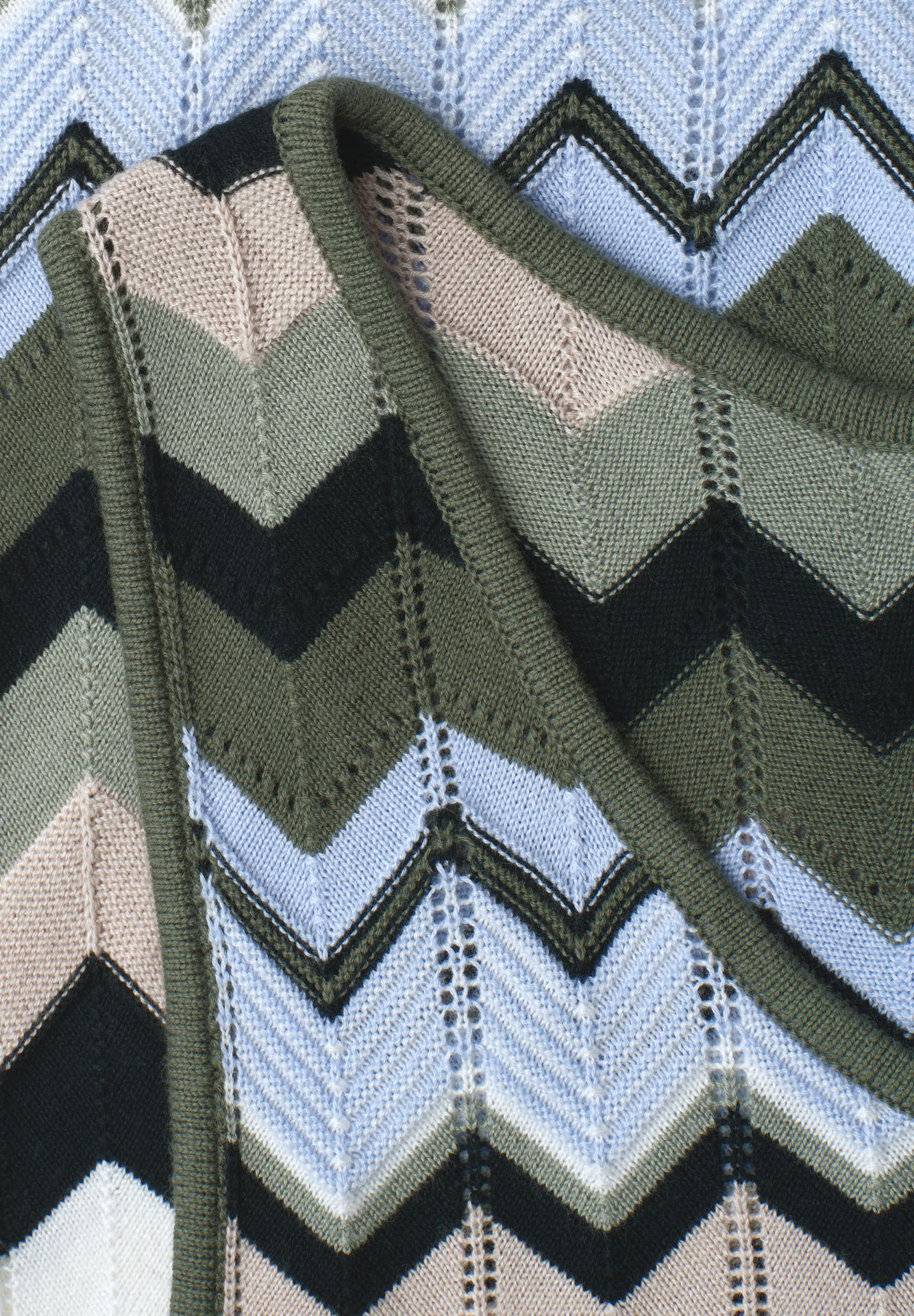 Street-One A303871 multicolor zig-zag top deep bound green 2900162435048