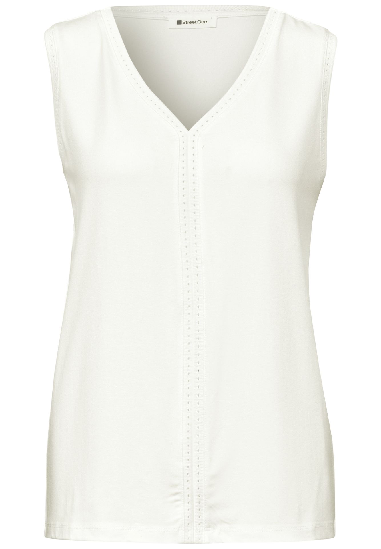 Street-One A325244 jersey top w.crochet tape off white 00116343-L0019000200000506