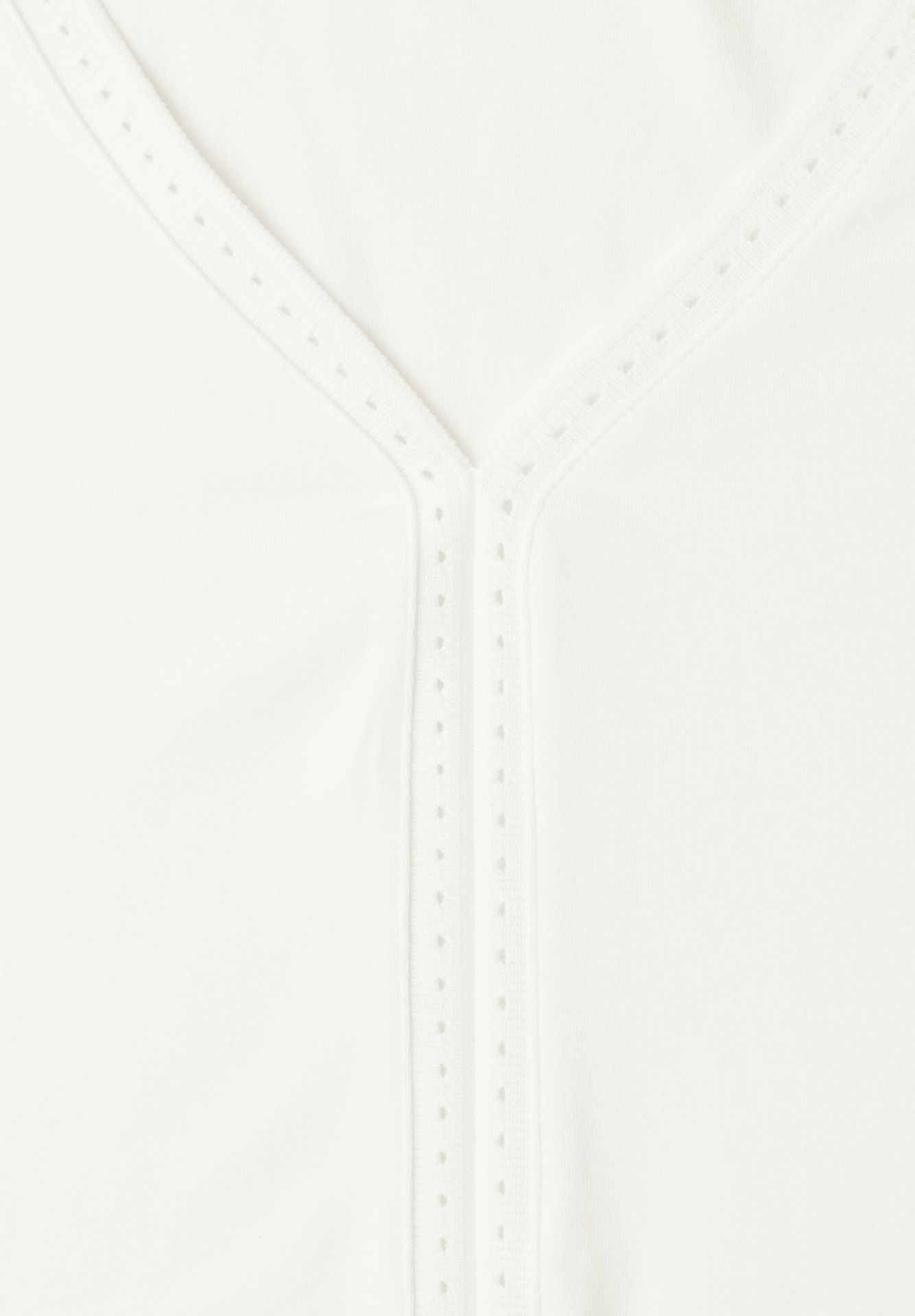 Street-One A325244 jersey top w.crochet tape off white 2900162445047