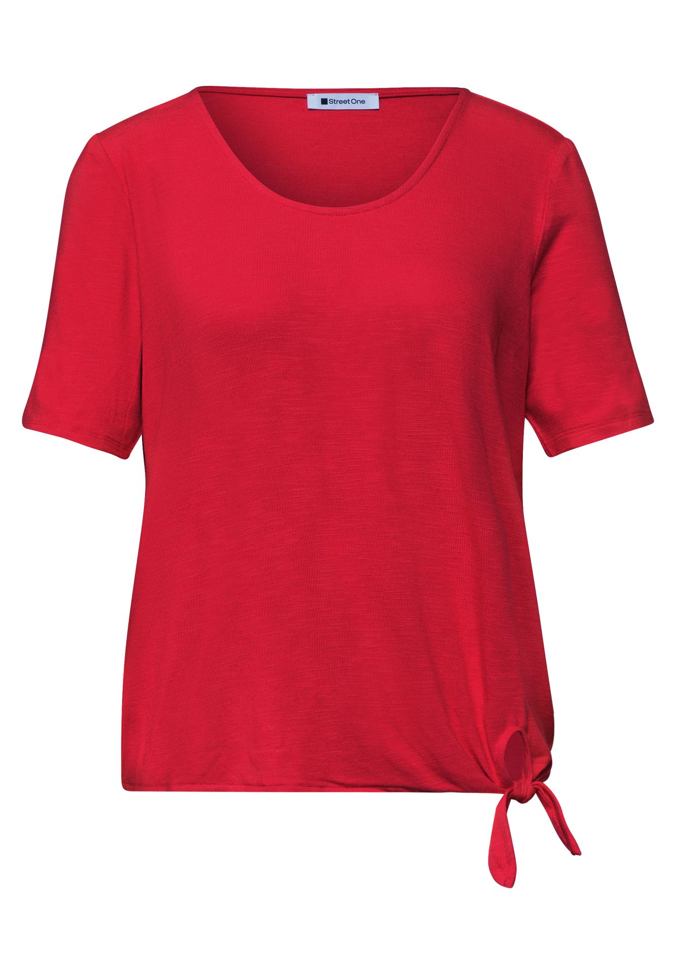 Street-One A325250 jersey shirt w.knot salsa red 00116347-EKA19000200000925