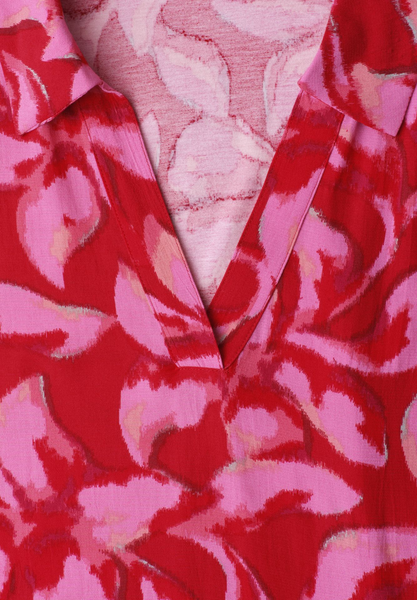 Street-One A325290 printed mat-mix top w.colla salsa red 2900162486033