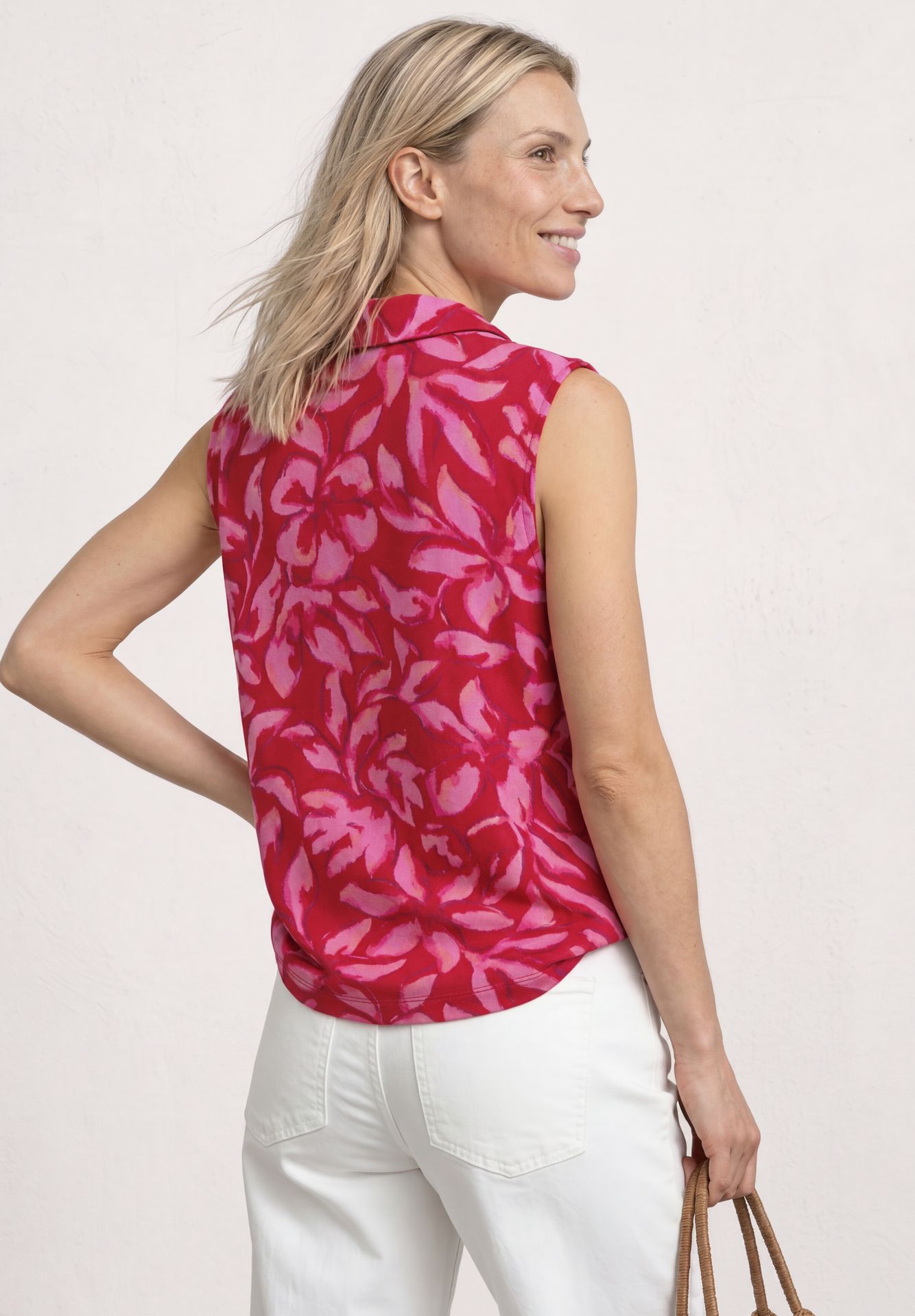 Street-One A325290 printed mat-mix top w.colla salsa red 2900162486033