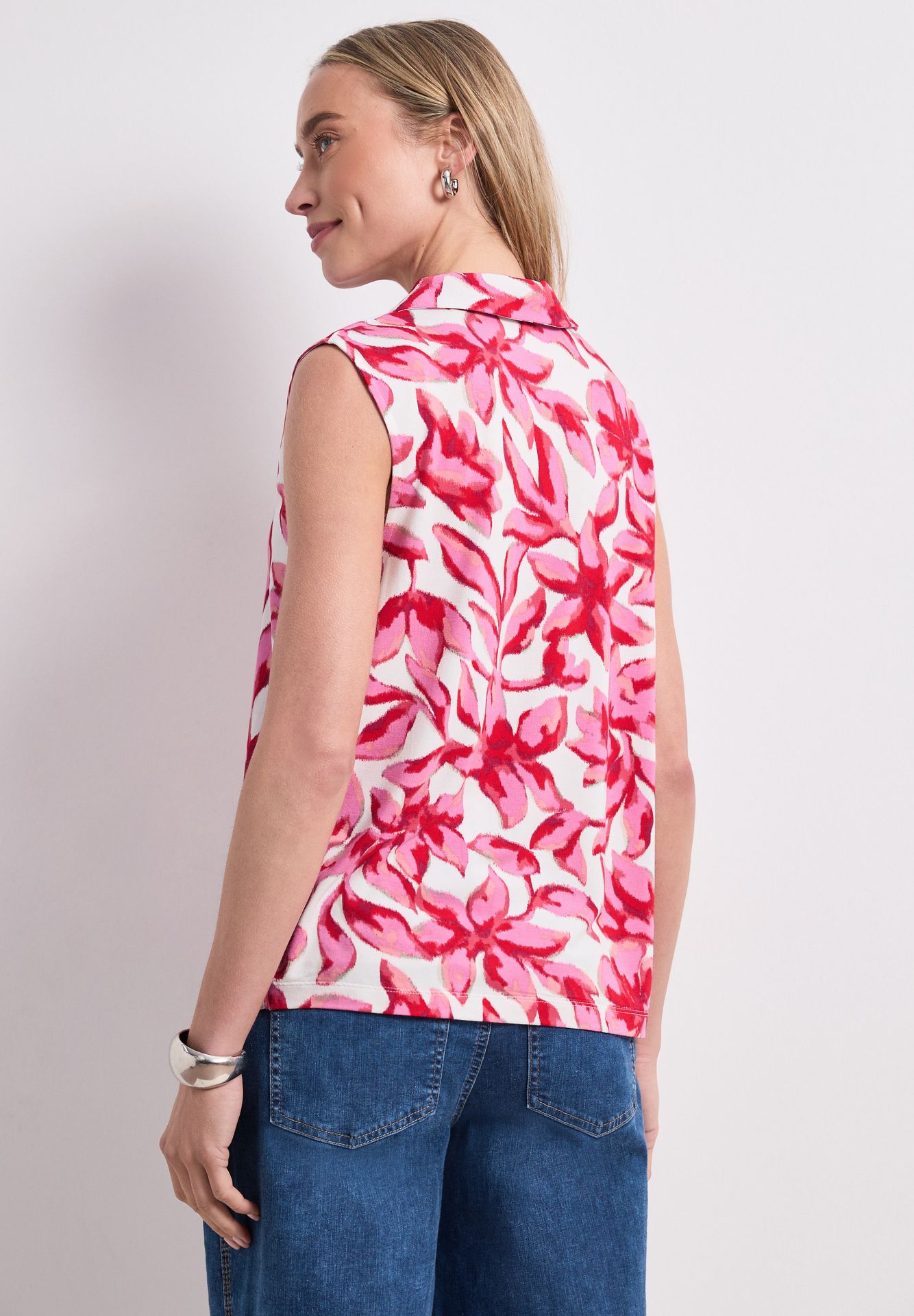 Street-One A325290 printed mat-mix top w.colla off white 2900162485036