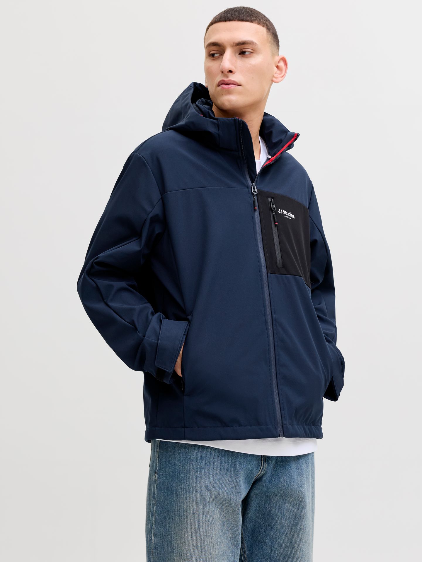 Jack & Jones JJNORTH SOFTSHELL JACKET Navy Blazer 2900162600019