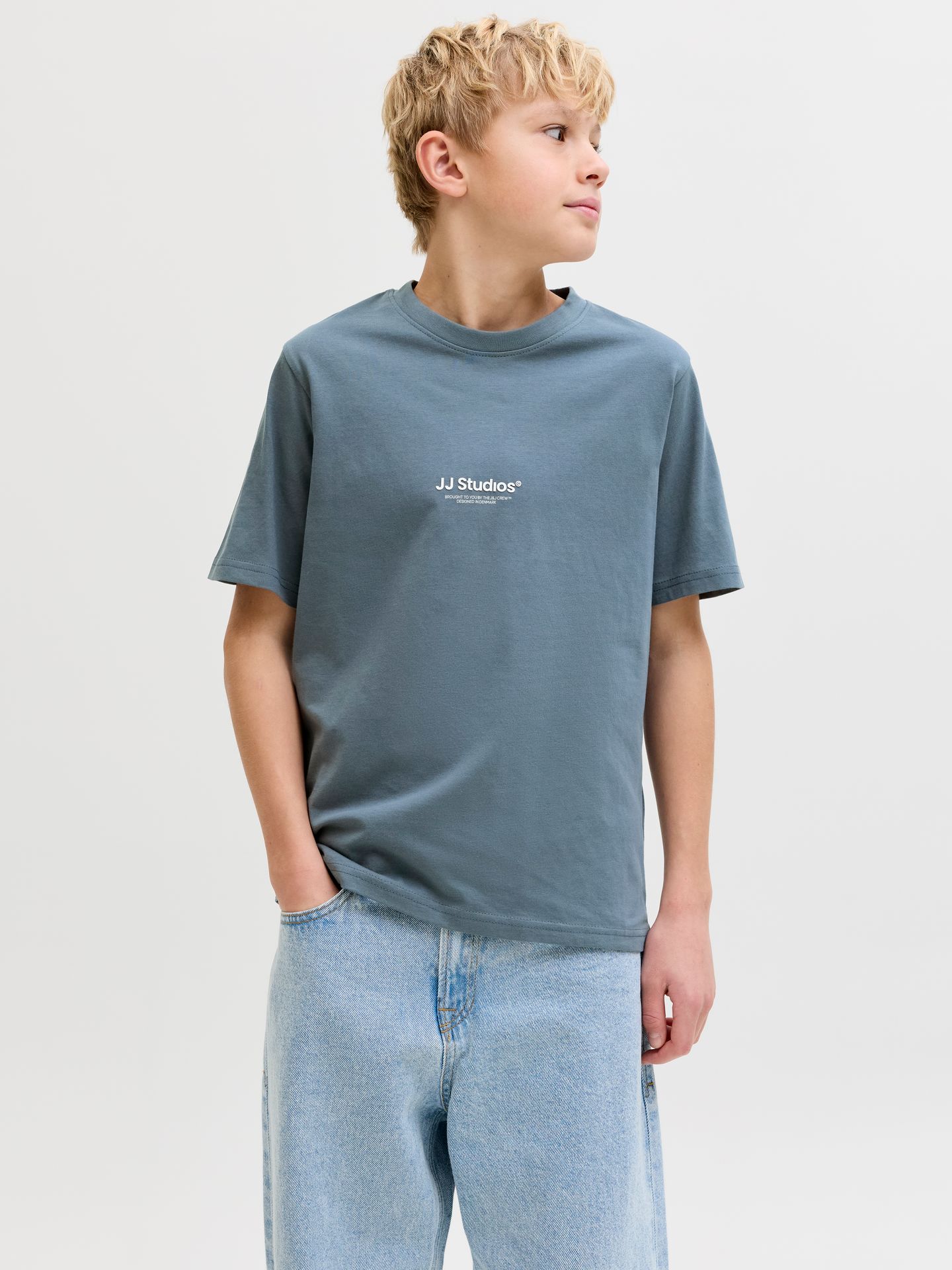 Jack & Jones JJESOHO TEE SS CREW NECK NOOS JNR Blue Mirage 2900162598026