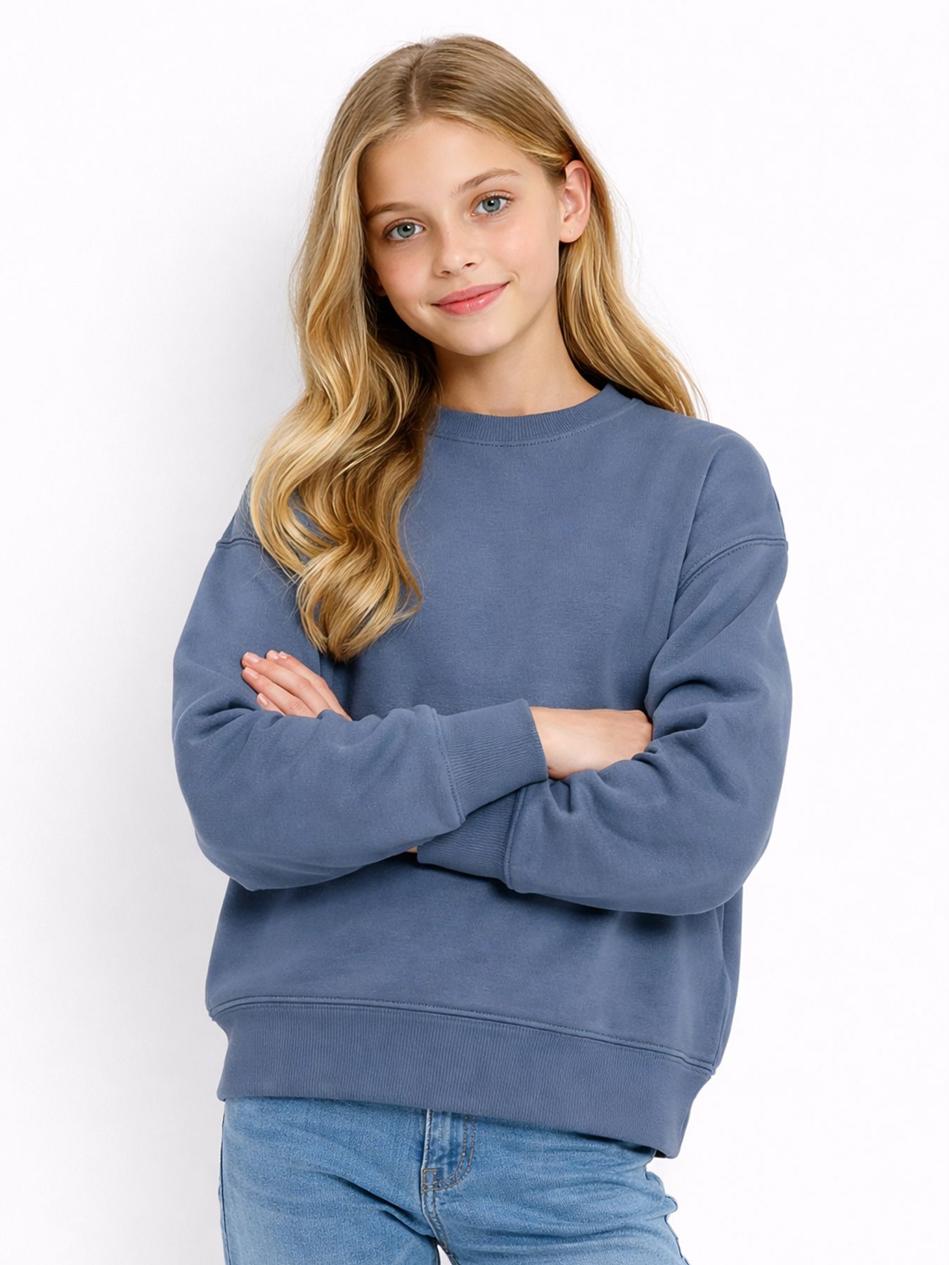 Kids Only KOGADA L/S WIDE O-NECK VD SWT Ombre Blue 00116424-EKA26011400002406